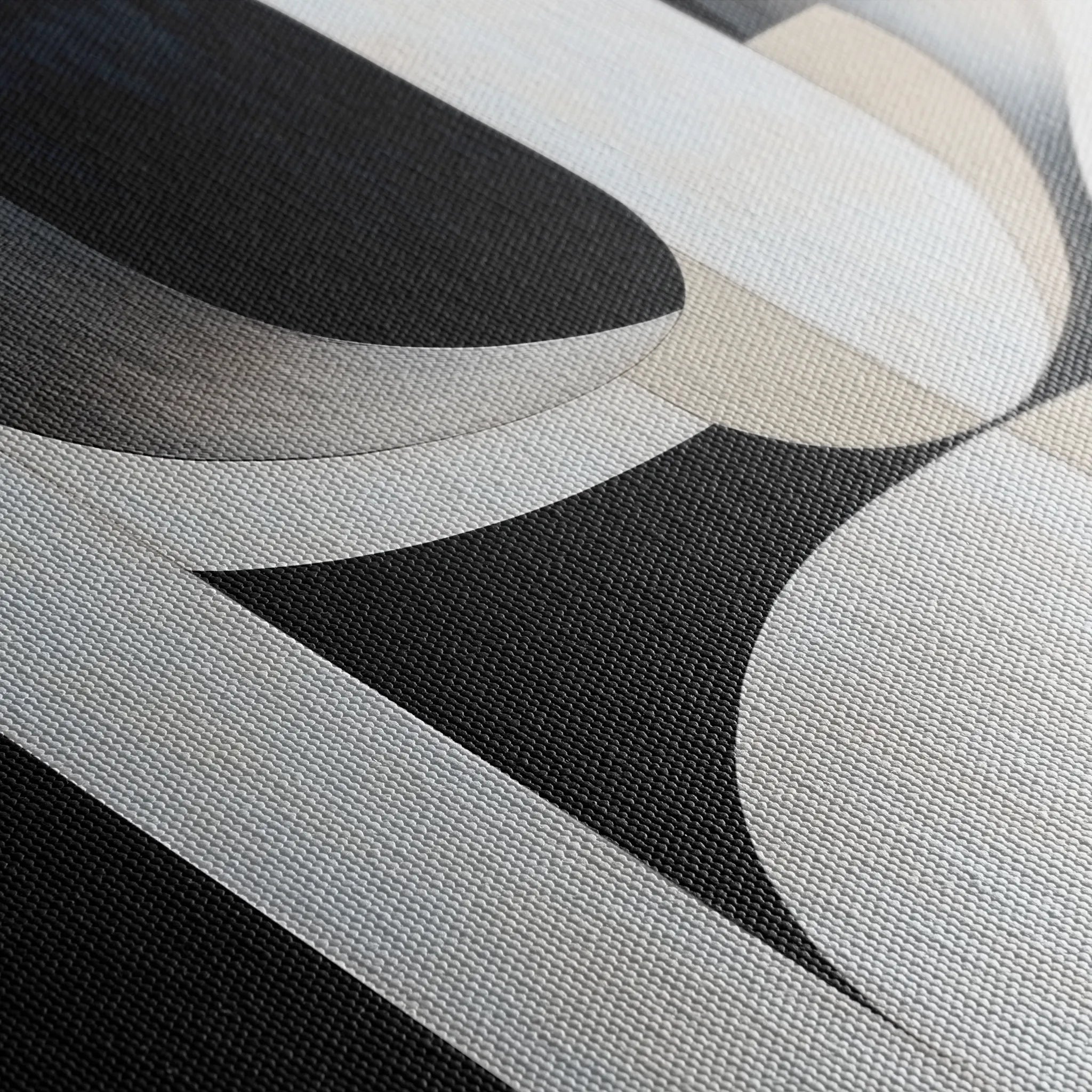 Abstract 554 Canvas Art 60 x 40 cm / Black