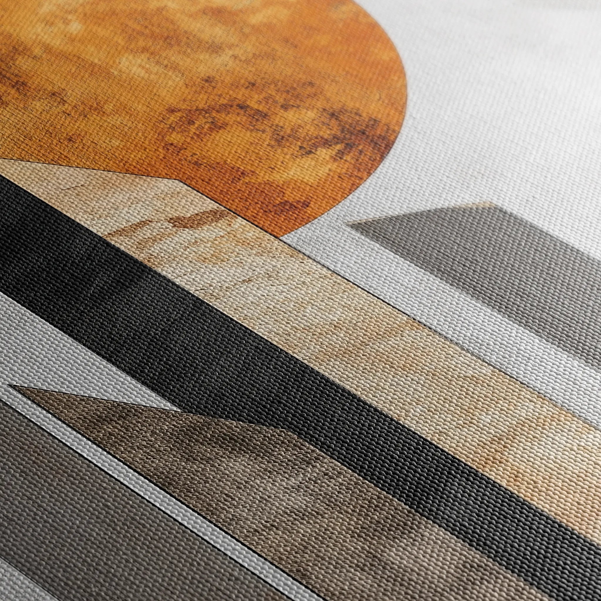 Abstract 555 Canvas Art 60 x 40 cm / Black