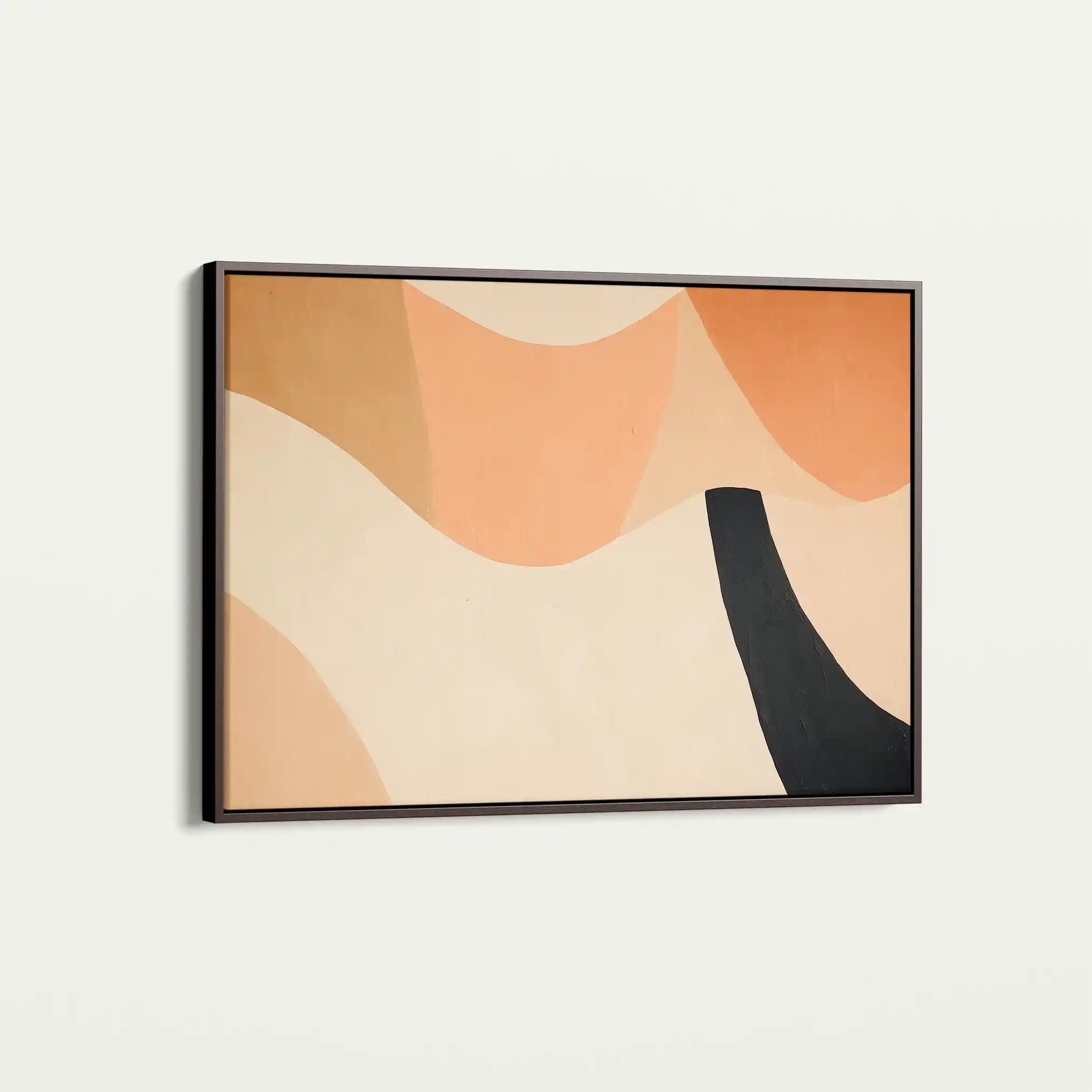 Abstract 560 Canvas Art 60 x 40 cm / Black