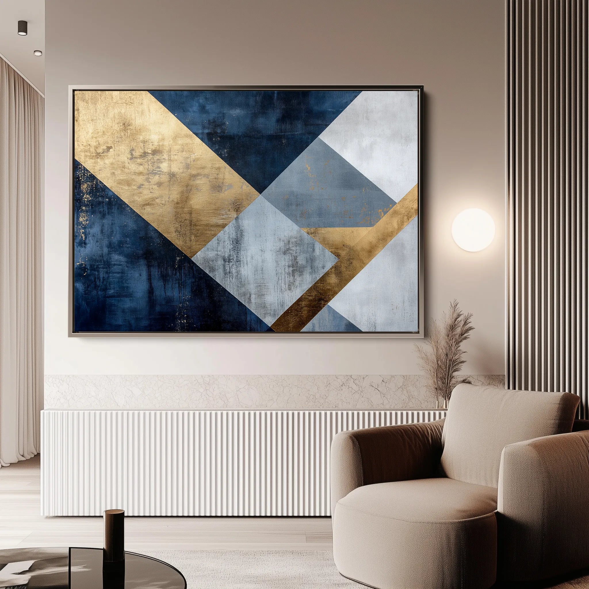 Abstract 561 Canvas Art 60 x 40 cm / Black