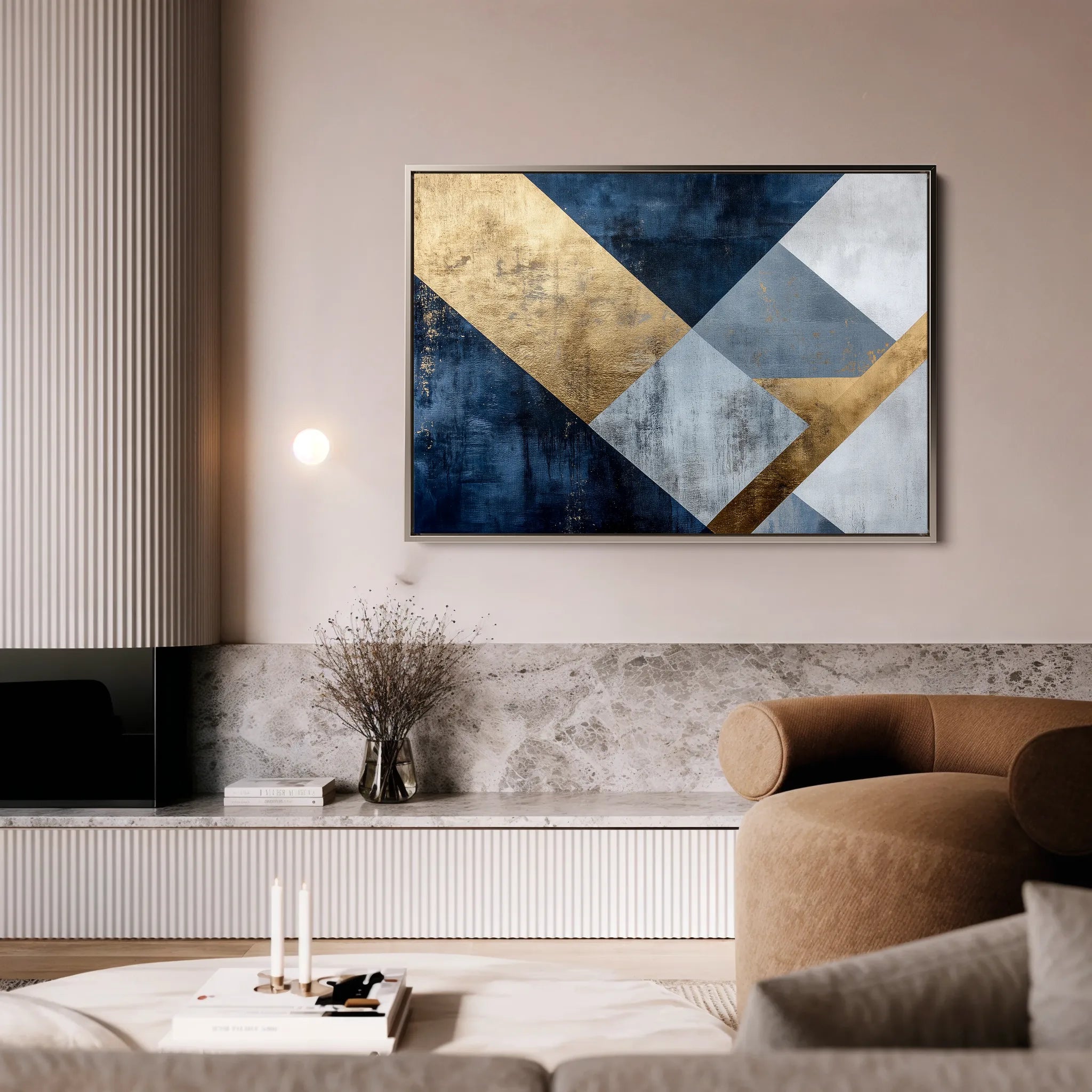 Abstract 561 Canvas Art 60 x 40 cm / Black