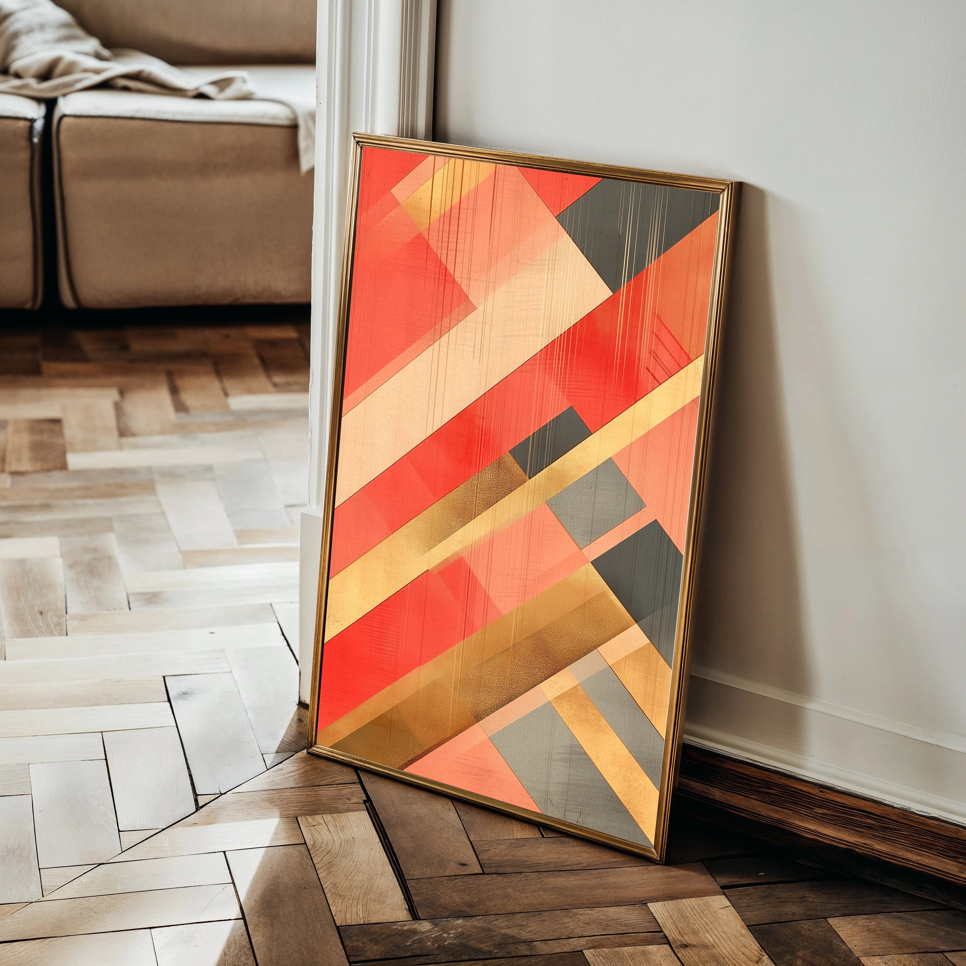 Abstract 562 Canvas Art 60 x 40 cm / Black