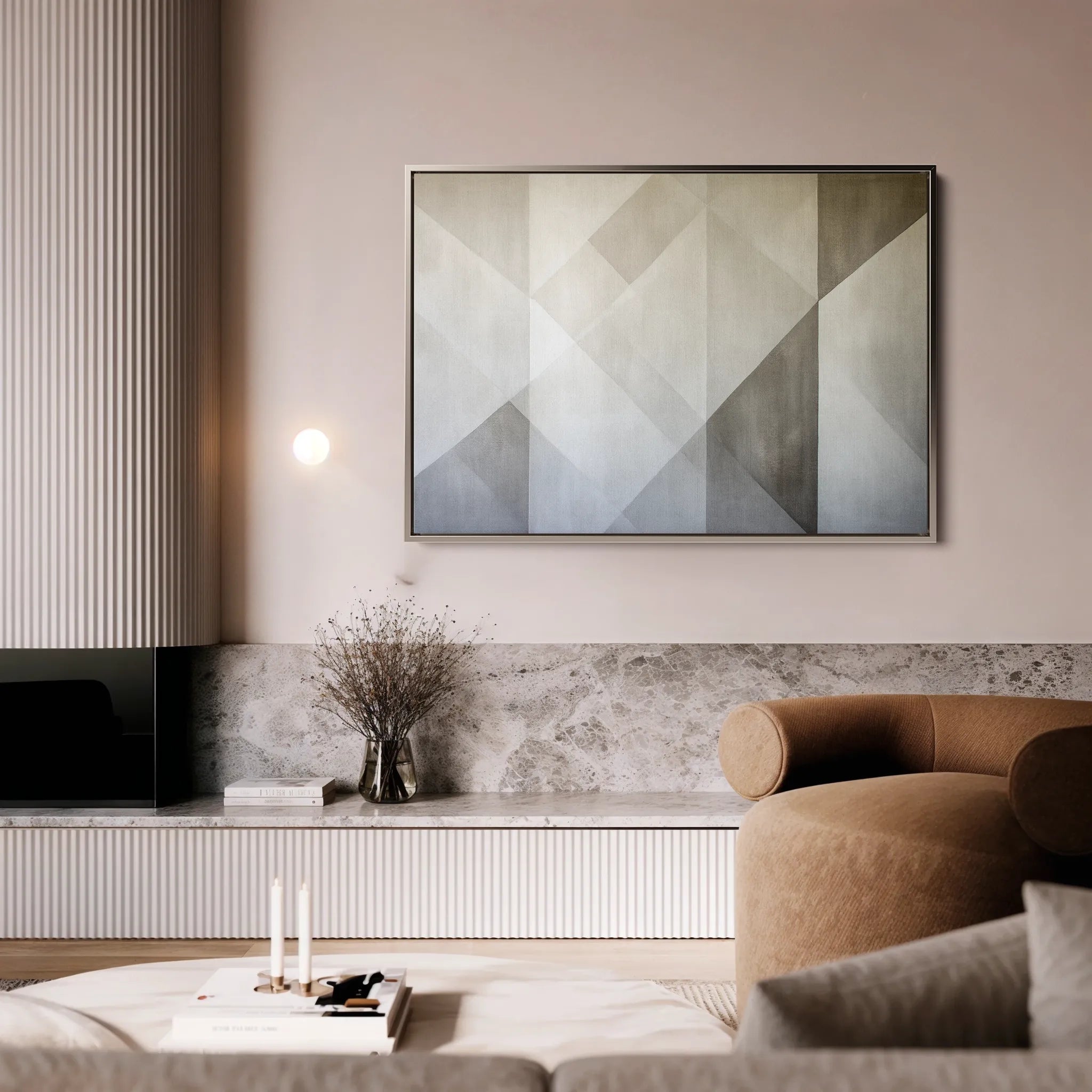 Abstract 564 Canvas Art 60 x 40 cm / Black