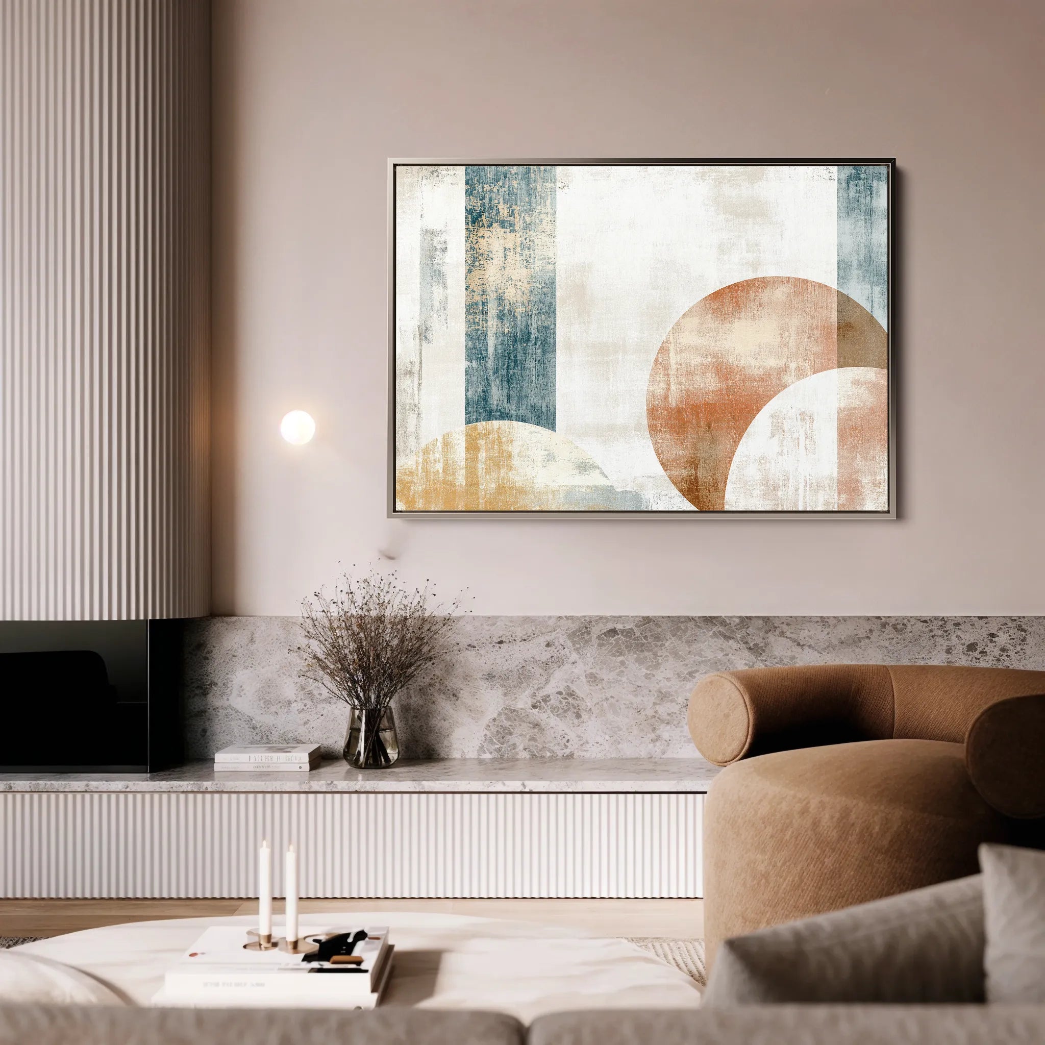 Abstract 569 Canvas Art 60 x 40 cm / Black