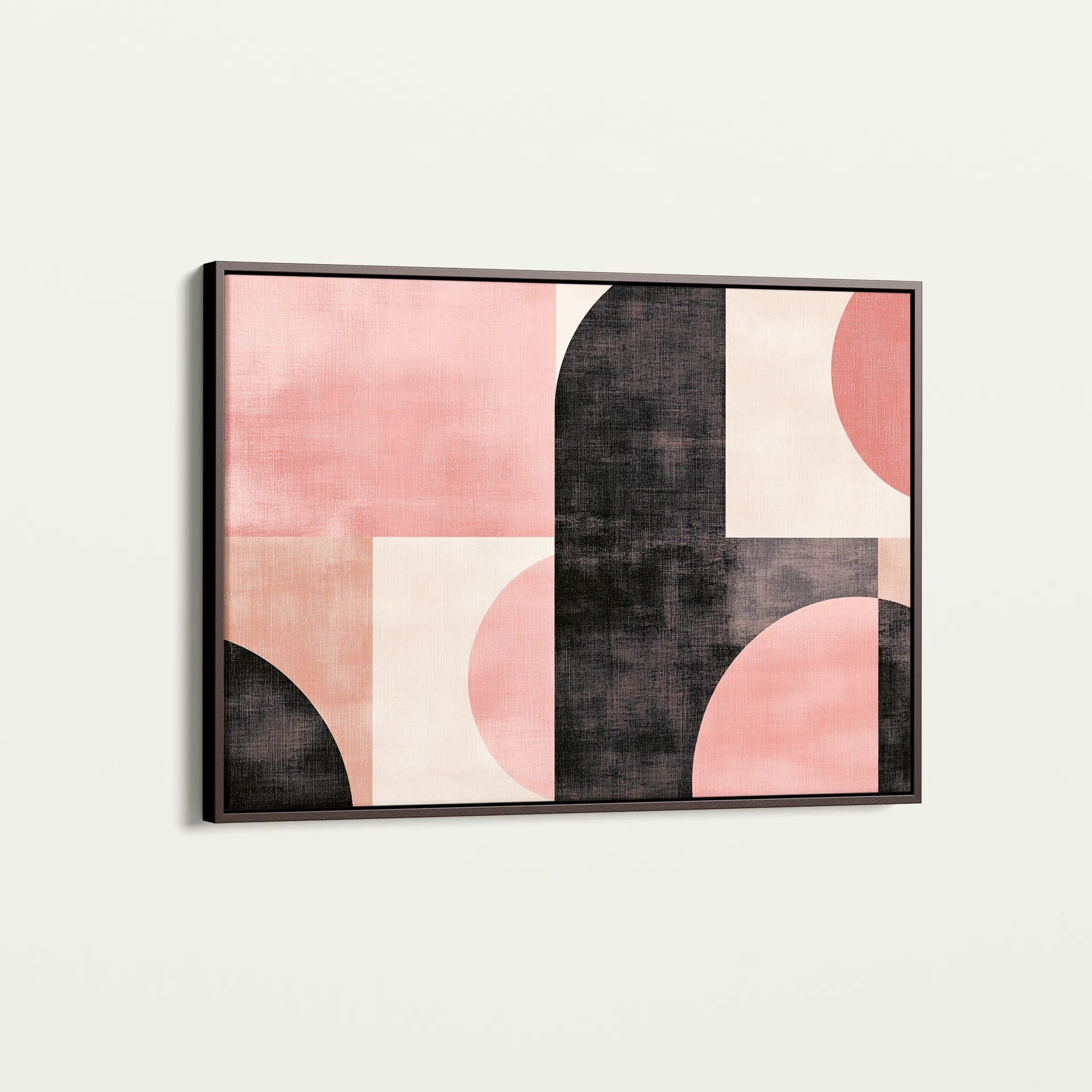 Abstract 577 Canvas Art 60 x 40 cm / Black