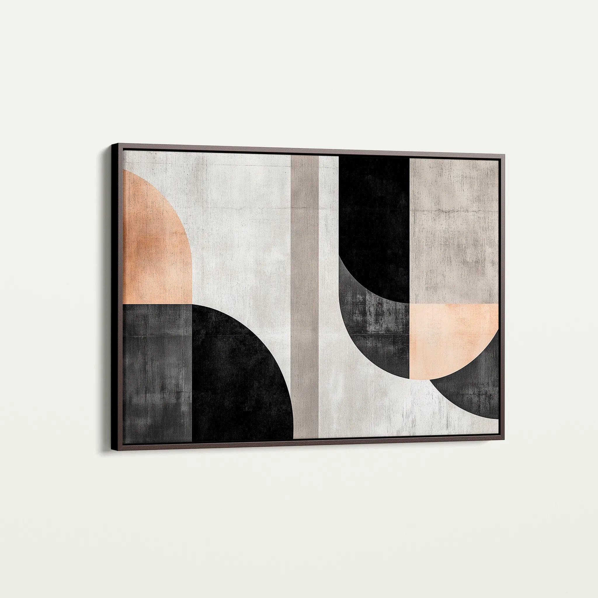 Abstract 584 Canvas Art 60 x 40 cm / Black