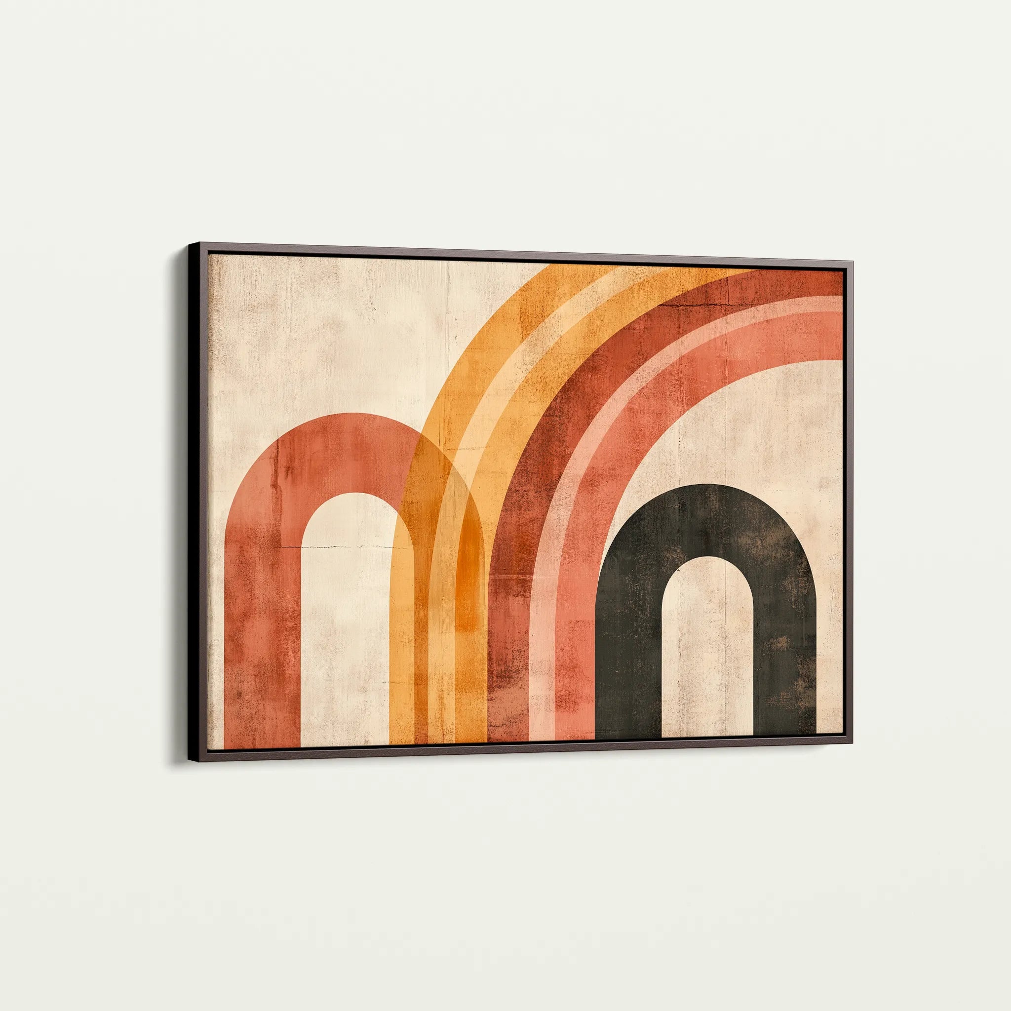 Abstract 586 Canvas Art 60 x 40 cm / Black