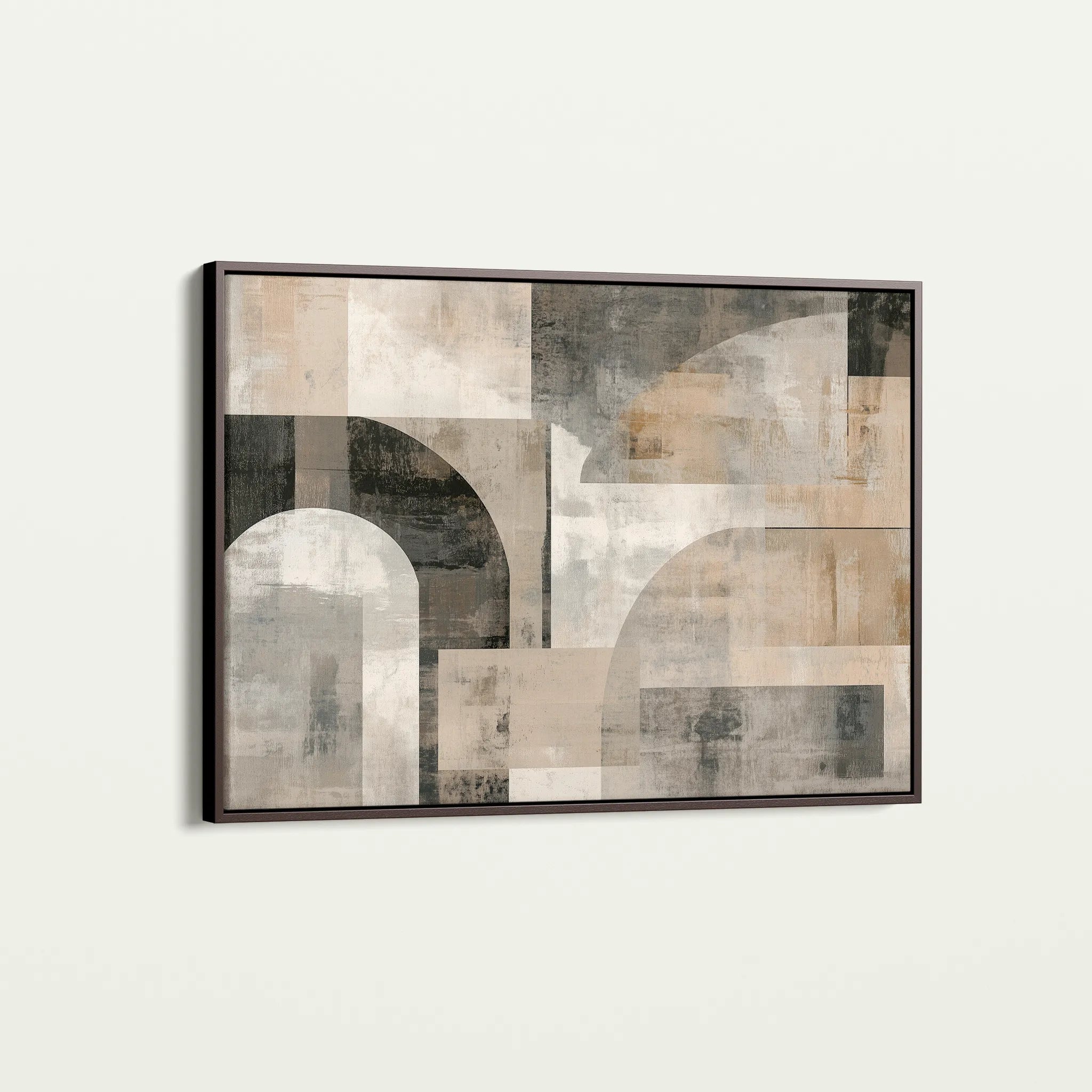 Abstract 588 Canvas Art 60 x 40 cm / Black