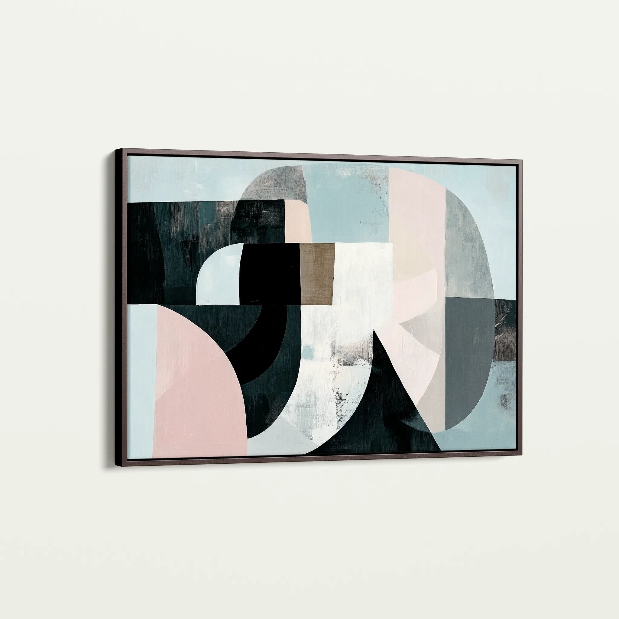 Abstract 592 Canvas Art 60 x 40 cm / Black