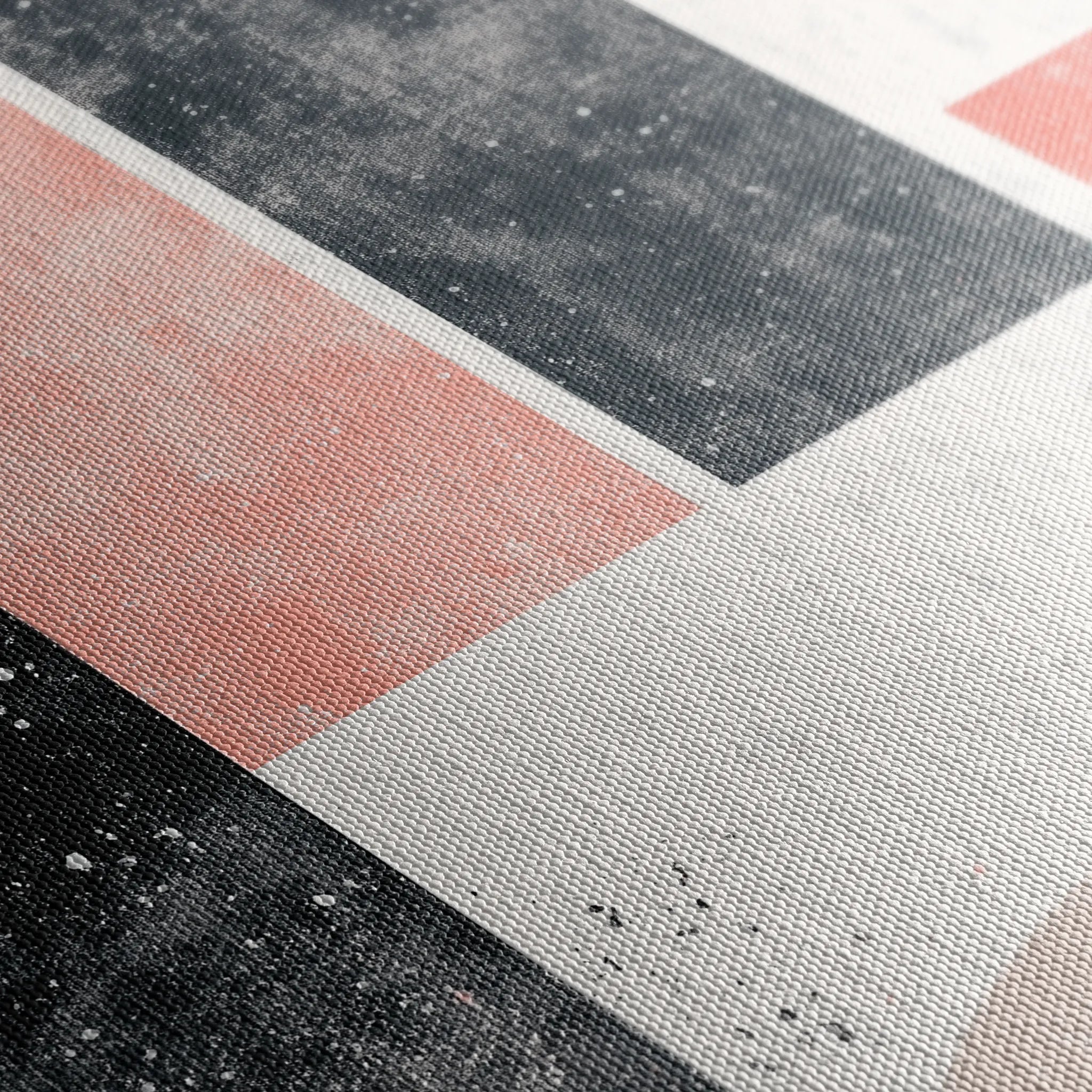 Abstract 604 Canvas Art 60 x 40 cm / Black