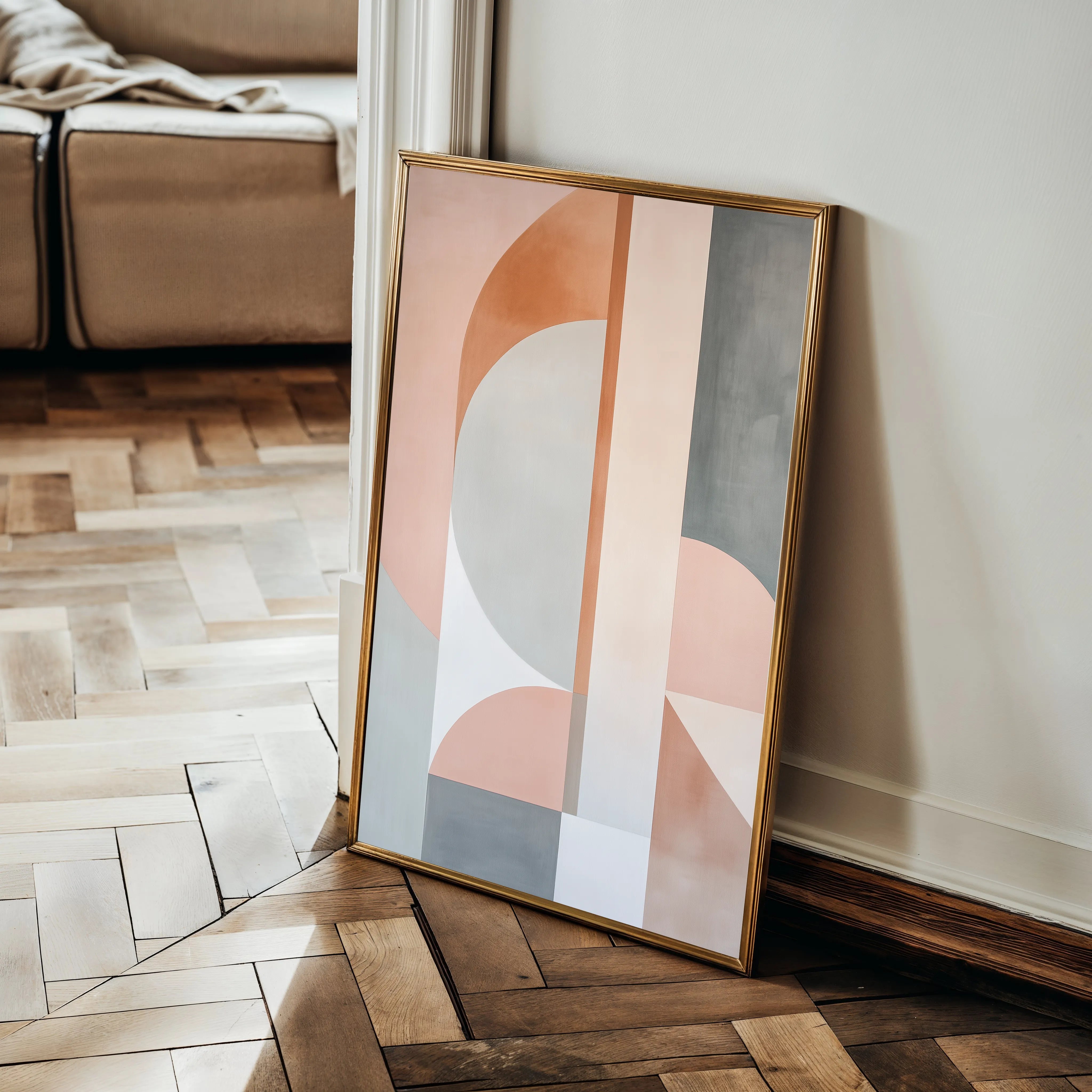 Abstract 606 Canvas Art 60 x 40 cm / Black