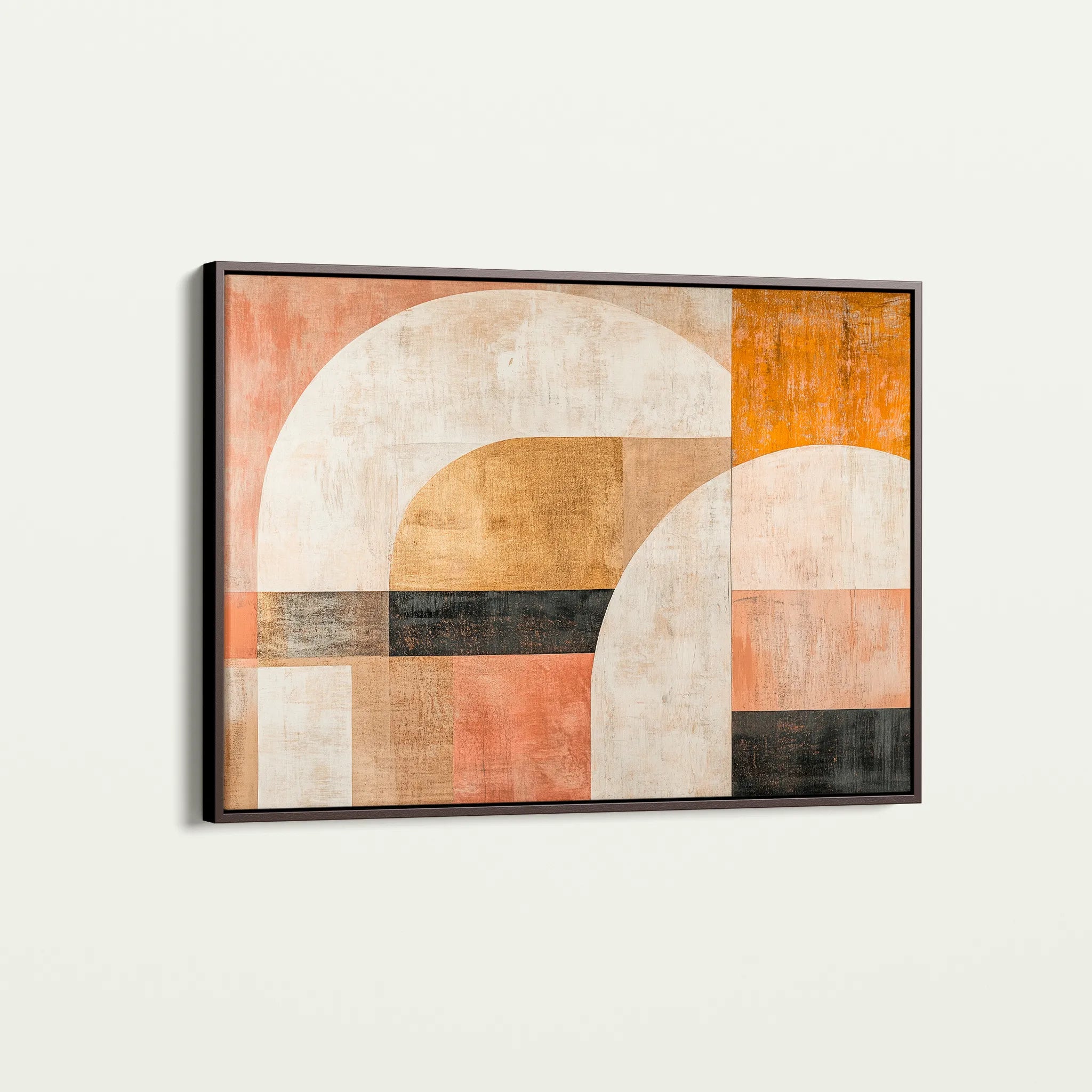 Abstract 630 Canvas Art 60 x 40 cm / Black