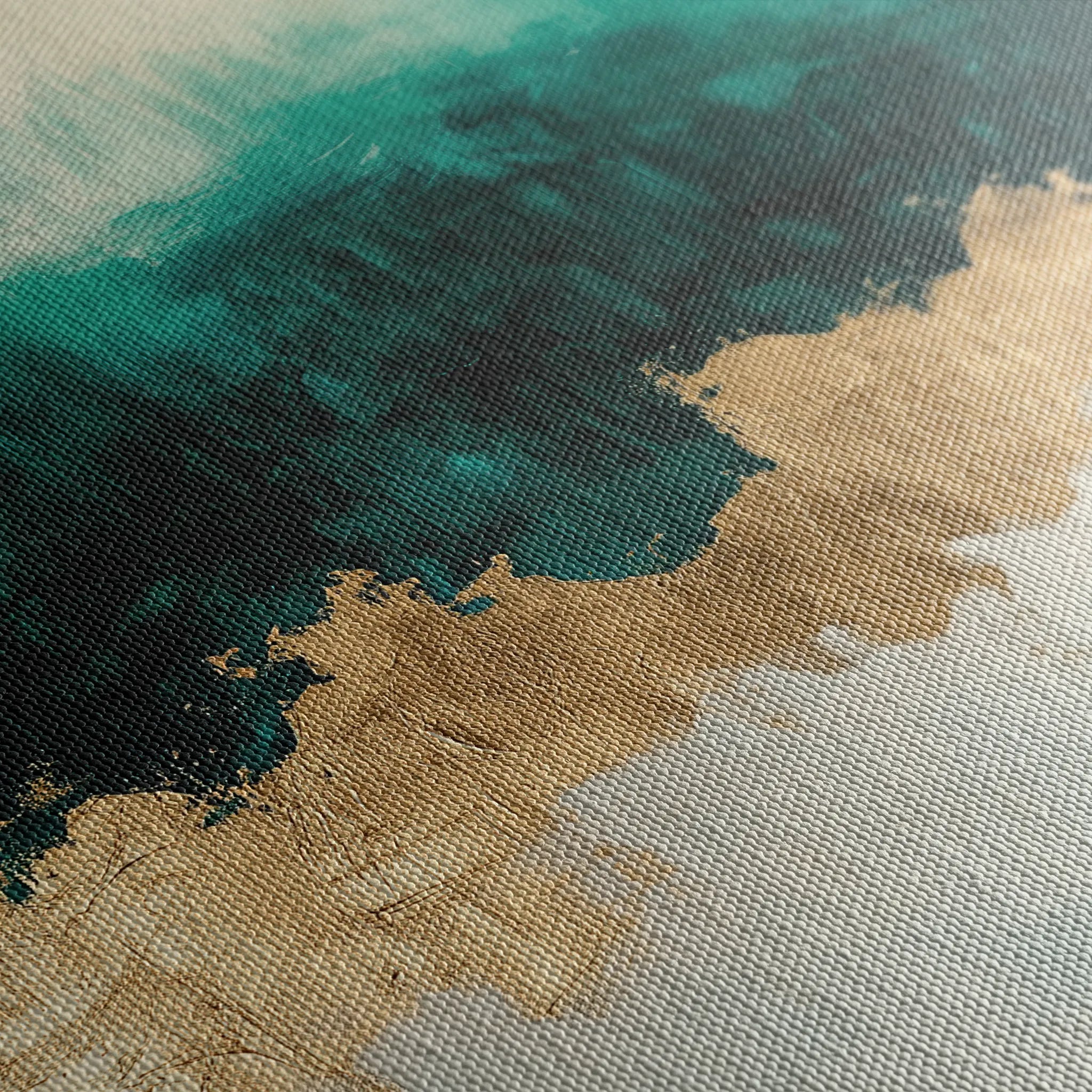 Abstract 664 Canvas Art 60 x 40 cm / Black
