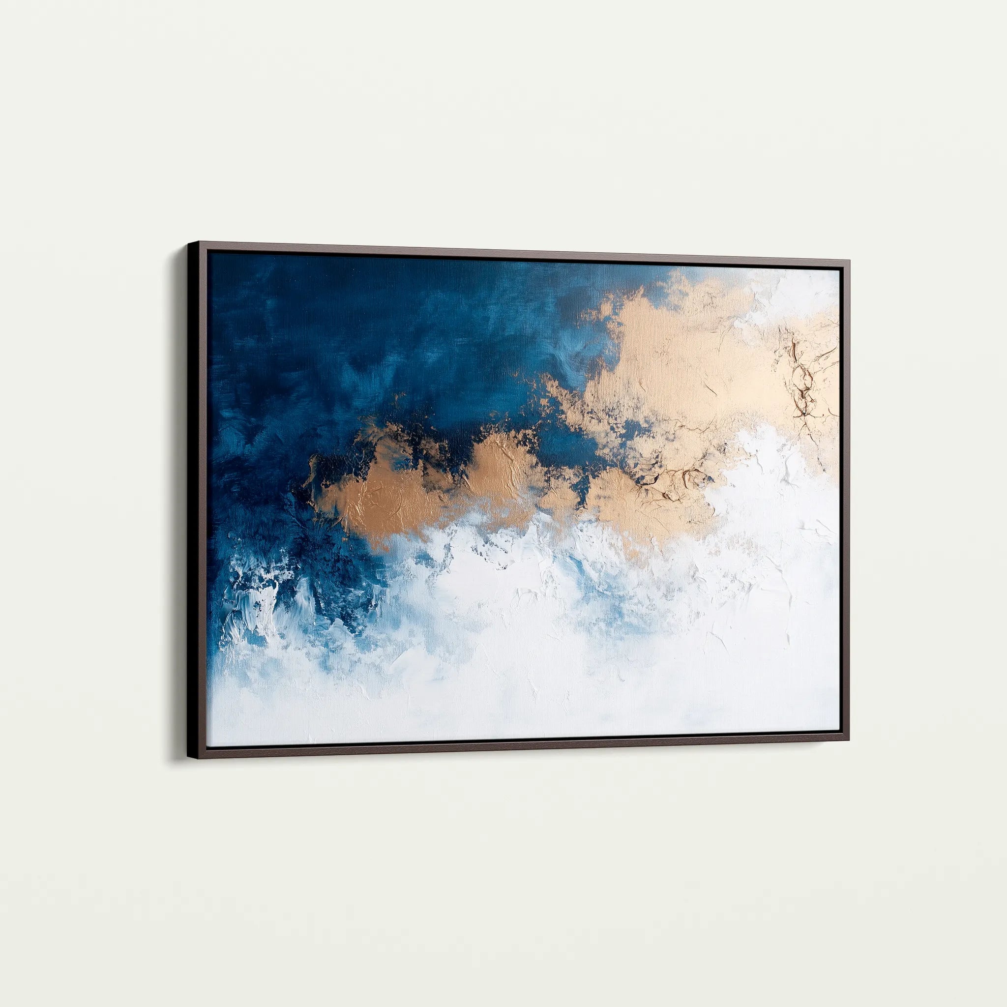 Abstract 671 Canvas Art 60 x 40 cm / Black