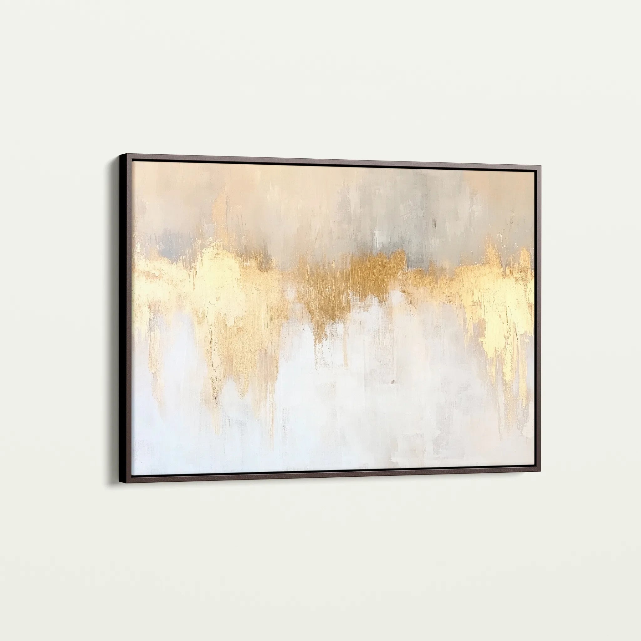 Abstract 677 Canvas Art 60 x 40 cm / Black