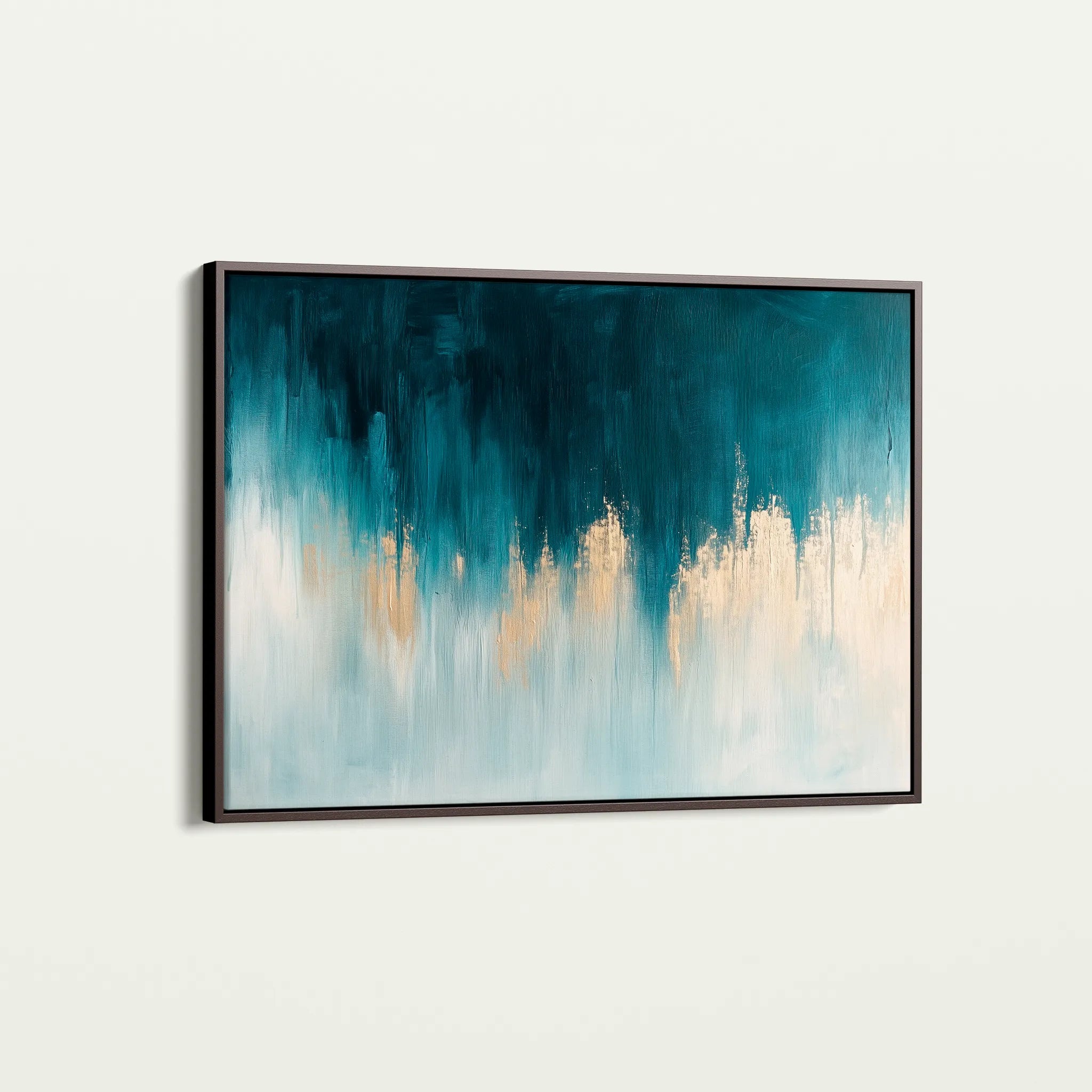 Abstract 692 Canvas Art 60 x 40 cm / Black