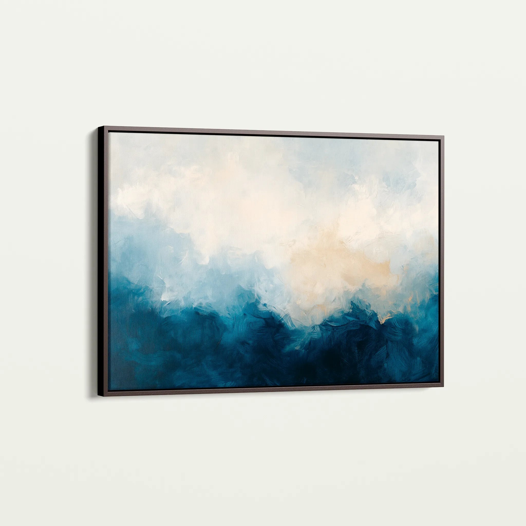 Abstract 696 Canvas Art 60 x 40 cm / Black