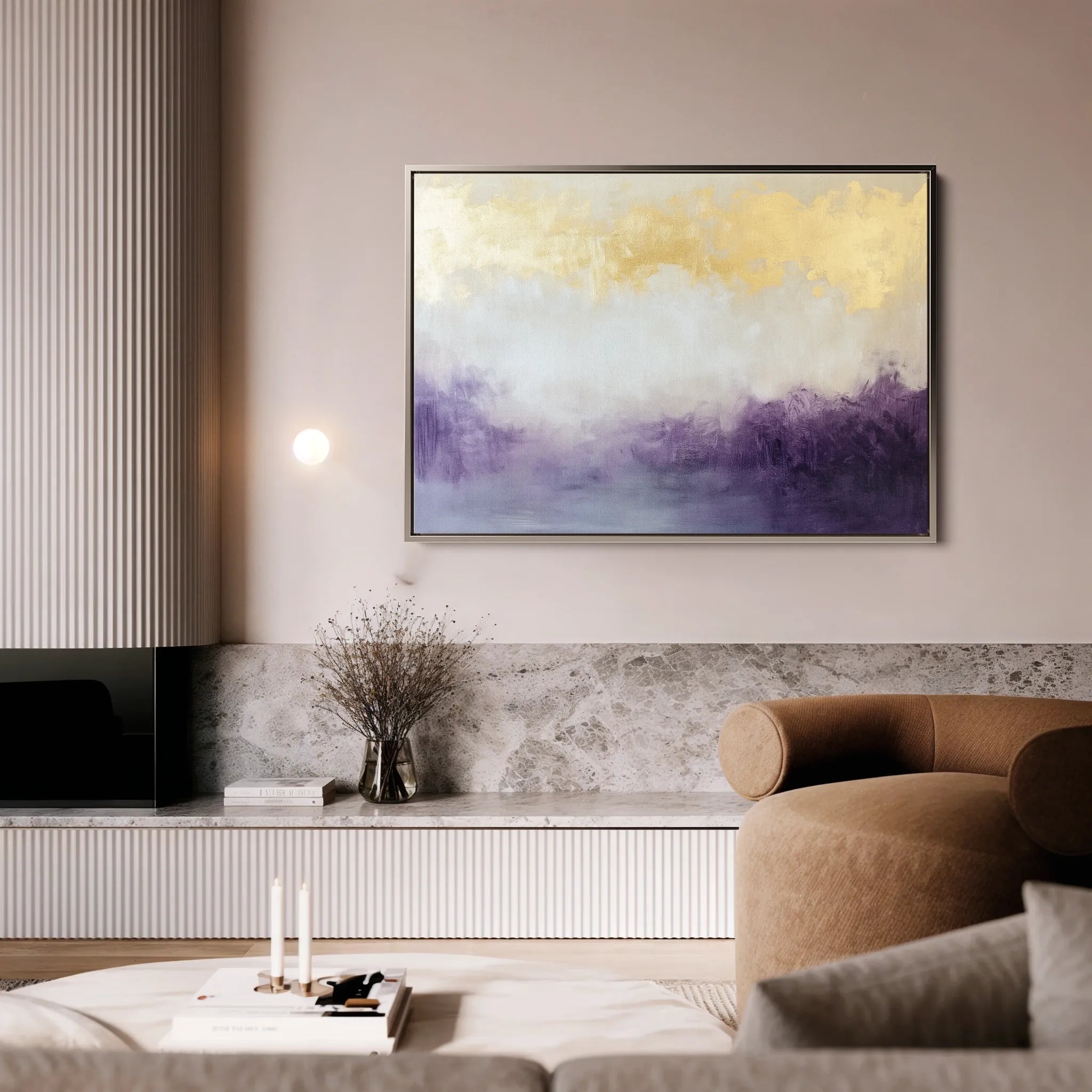 Abstract 700 Canvas Art 60 x 40 cm / Black