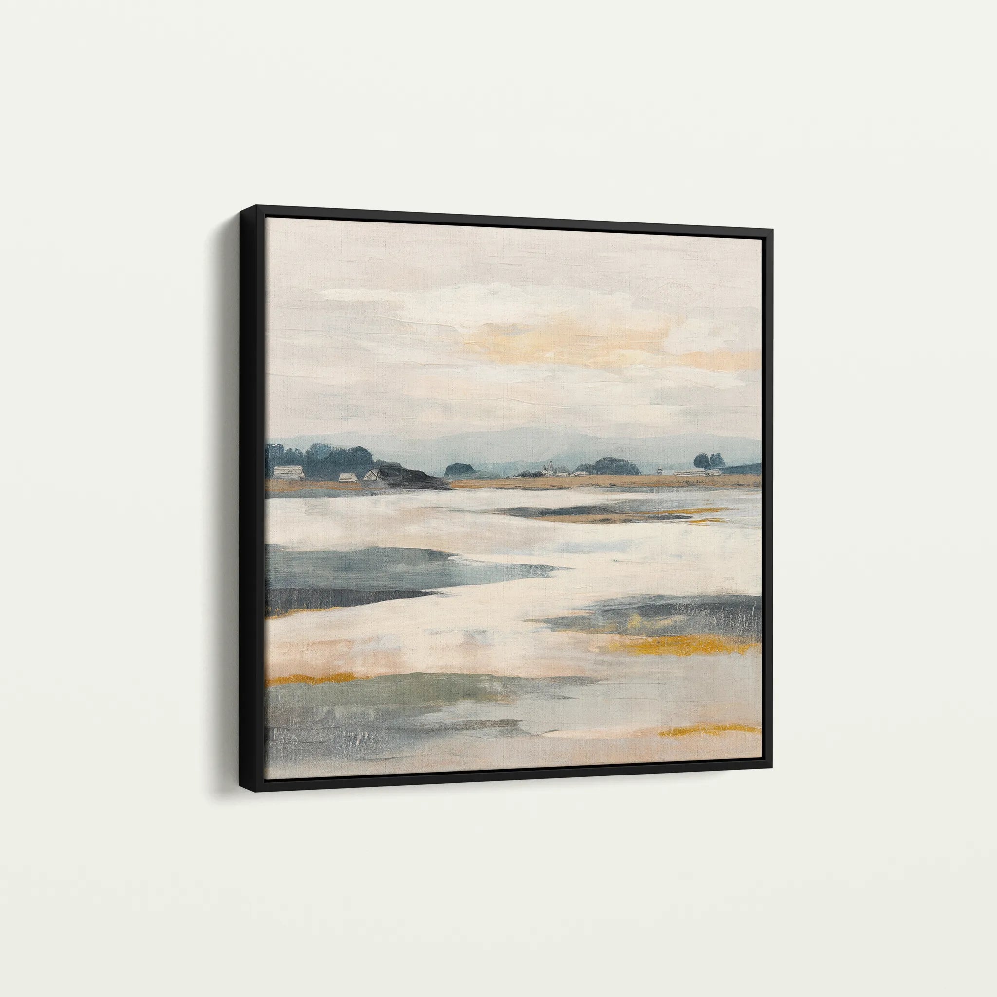 Abstract 811 Canvas Art 60 x 60 cm / Black
