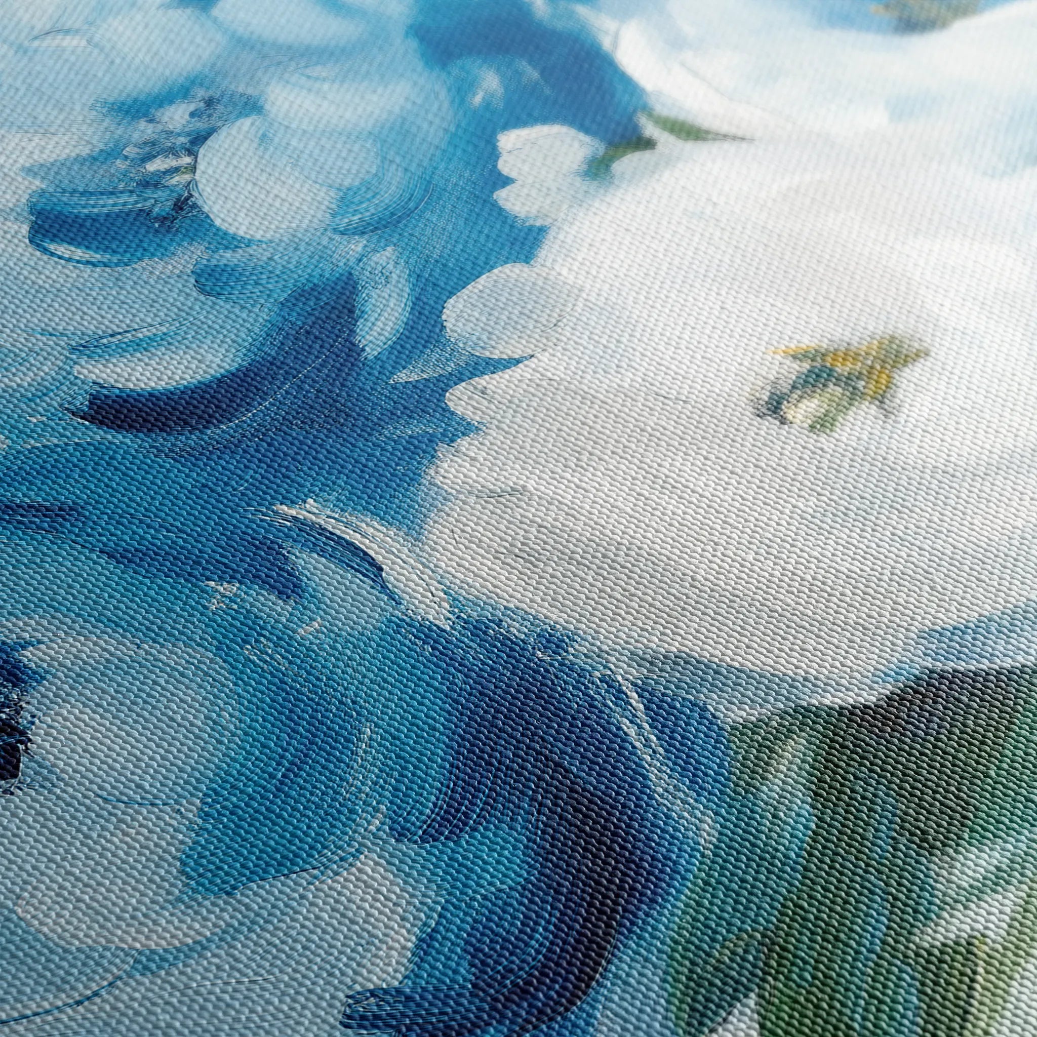 Floral 811 Canvas Art 60 x 40 cm / Black