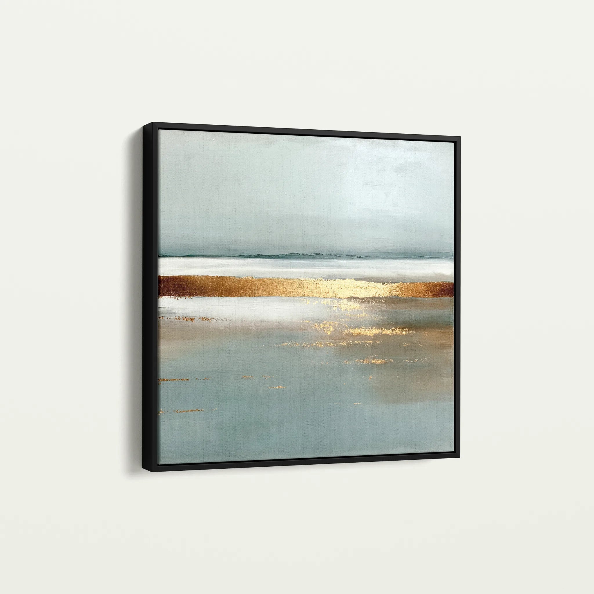 Abstract 813 Canvas Art 60 x 60 cm / Black
