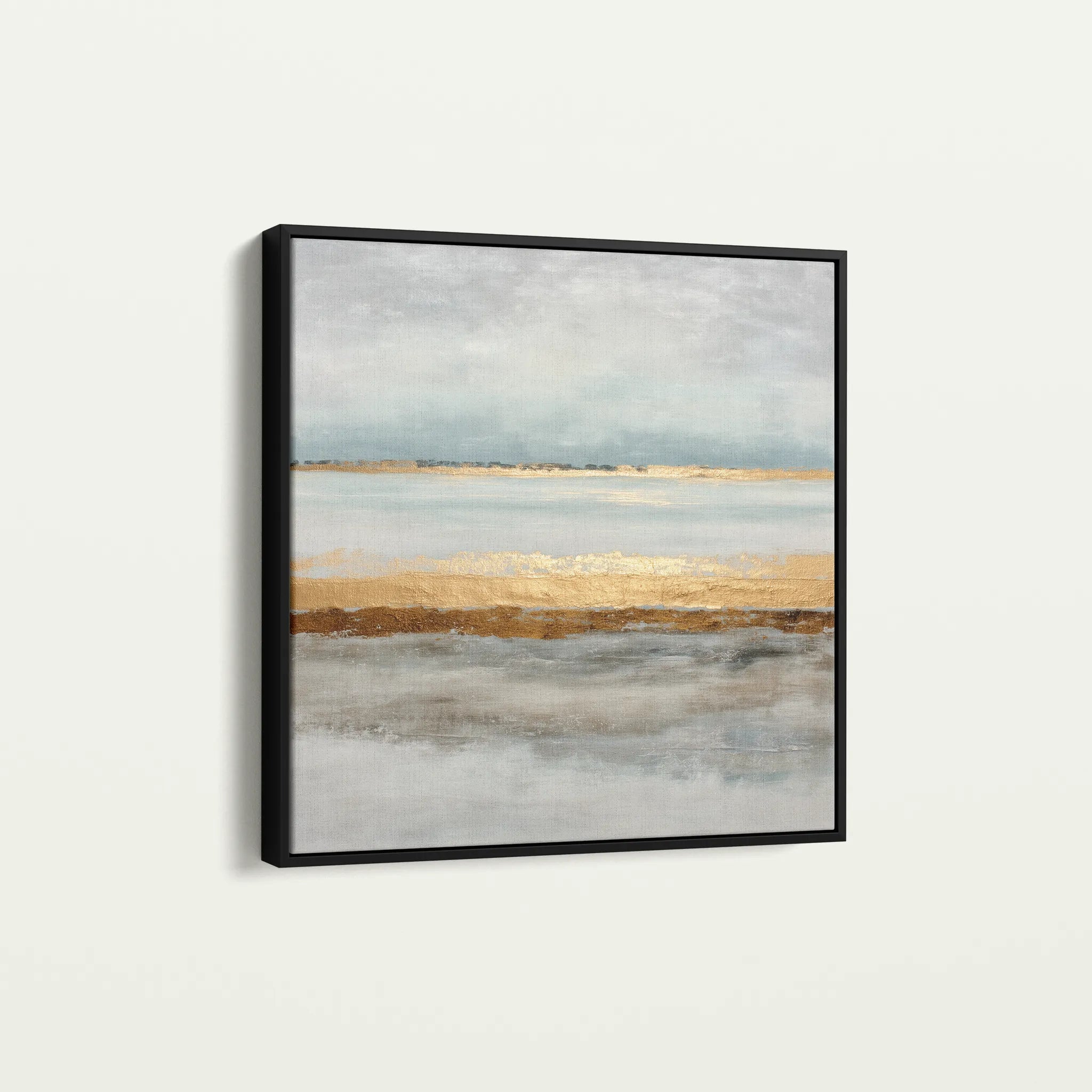 Abstract 814 Canvas Art 60 x 60 cm / Black