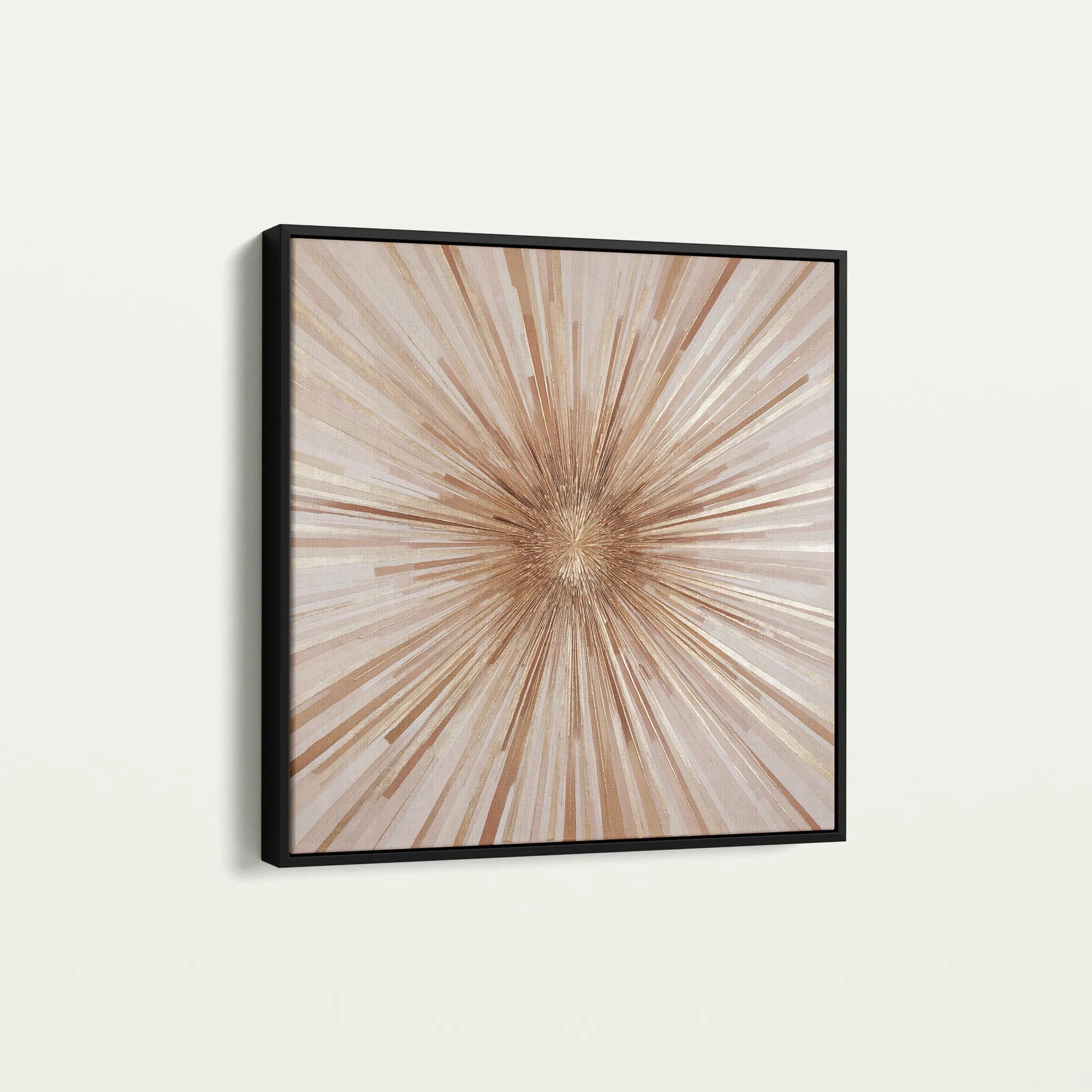 Abstract 818 Canvas Art 60 x 60 cm / Black