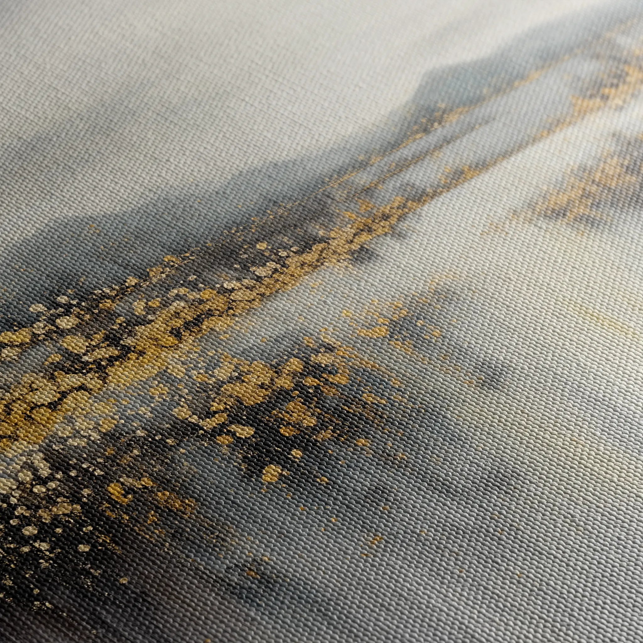 Abstract 821 Canvas Art 60 x 60 cm / Black