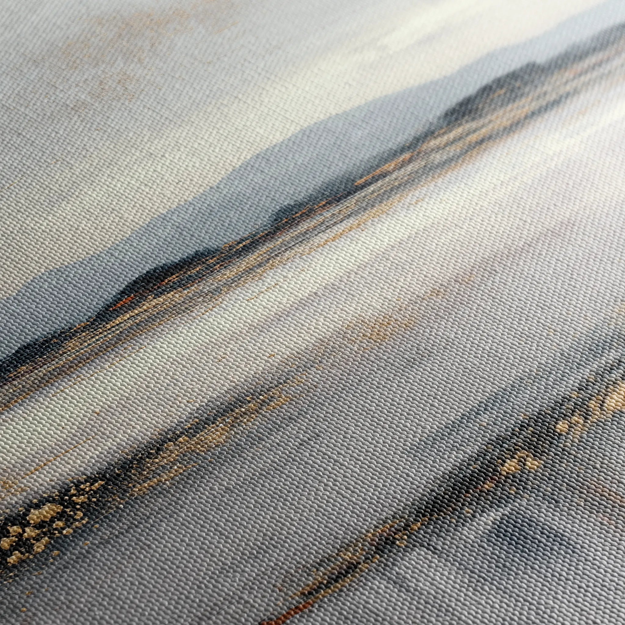 Abstract 822 Canvas Art 60 x 60 cm / Black