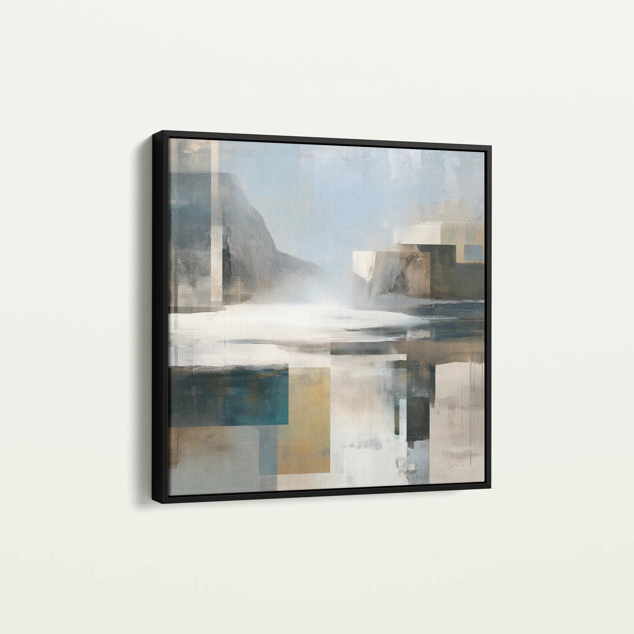 Abstract 823 Canvas Art 60 x 60 cm / Black