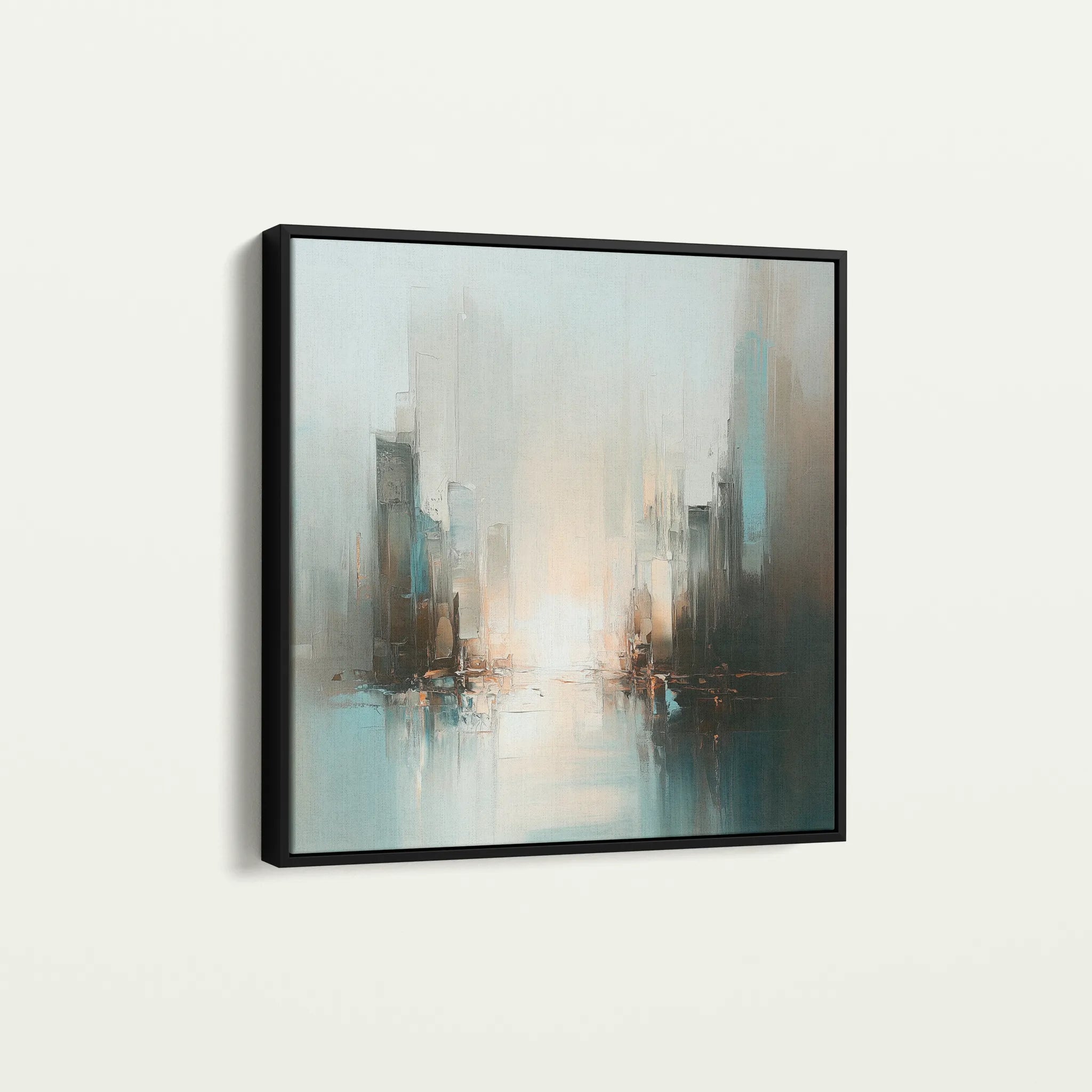 Abstract 825 Canvas Art 60 x 60 cm / Black