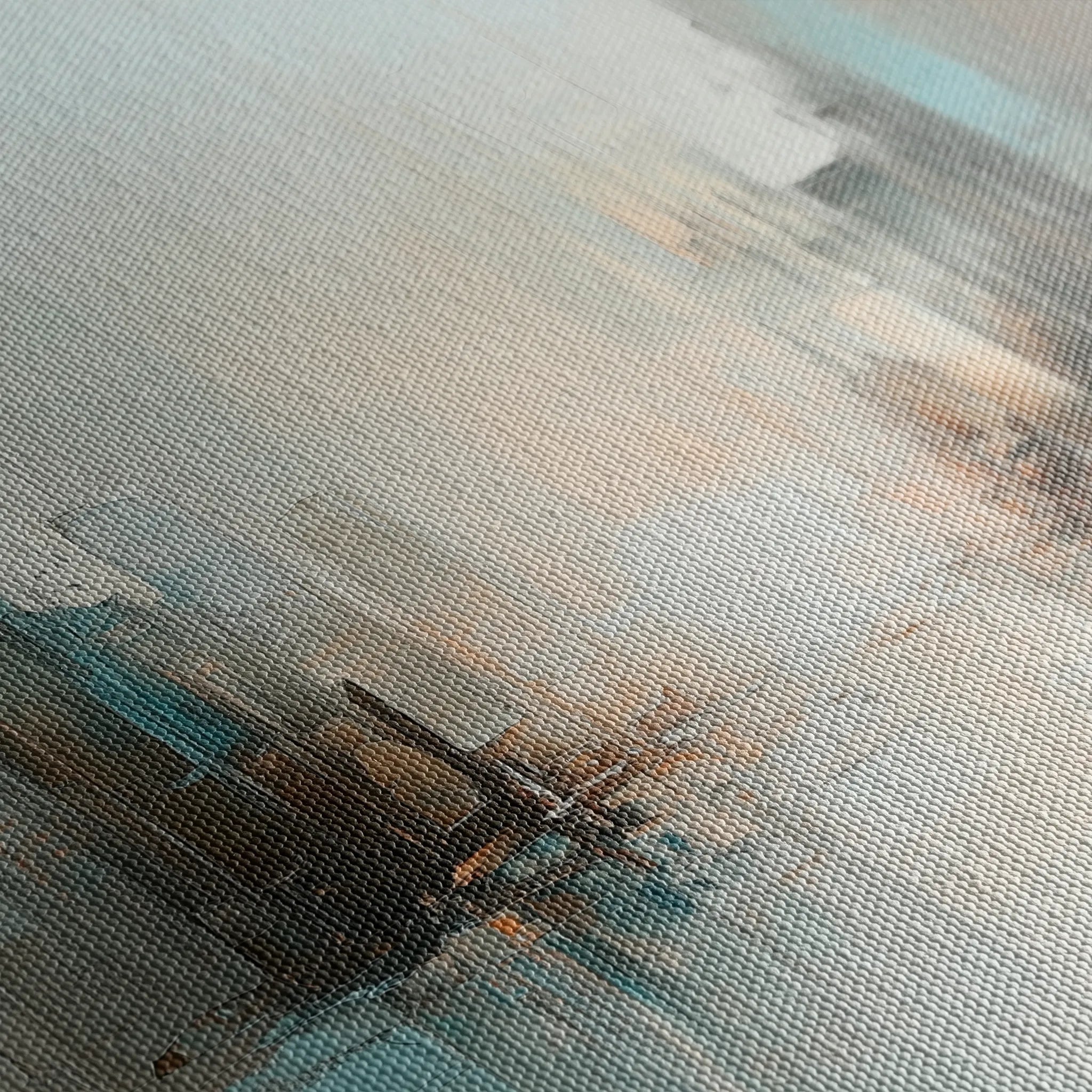 Abstract 825 Canvas Art 60 x 60 cm / Black