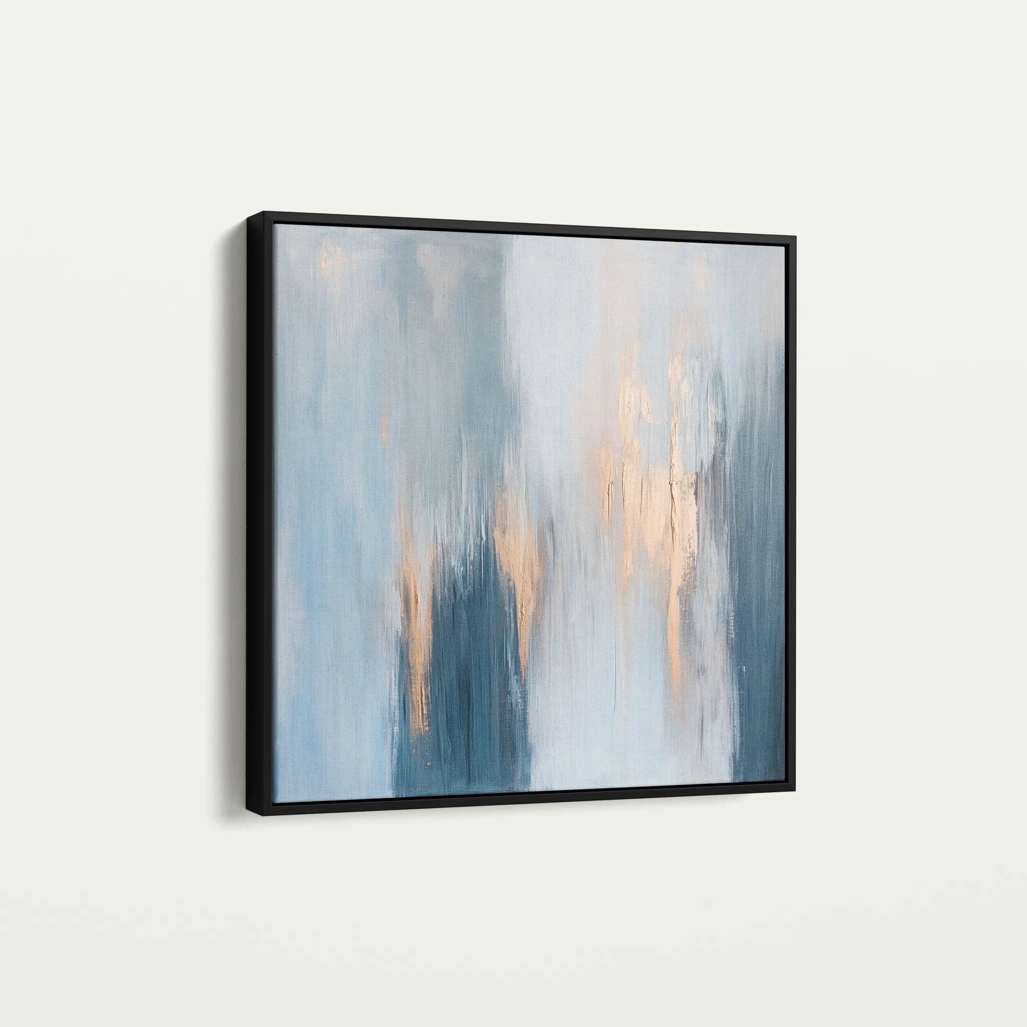Abstract 827 Canvas Art 60 x 60 cm / Black