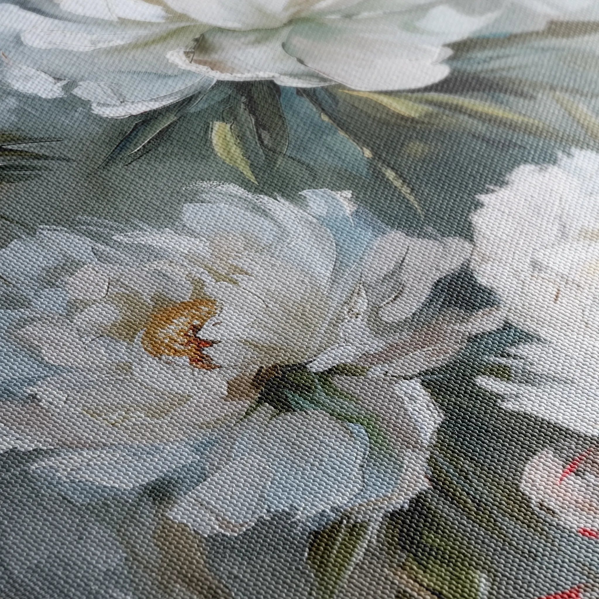 Floral 831 Canvas Art 60 x 40 cm / Black