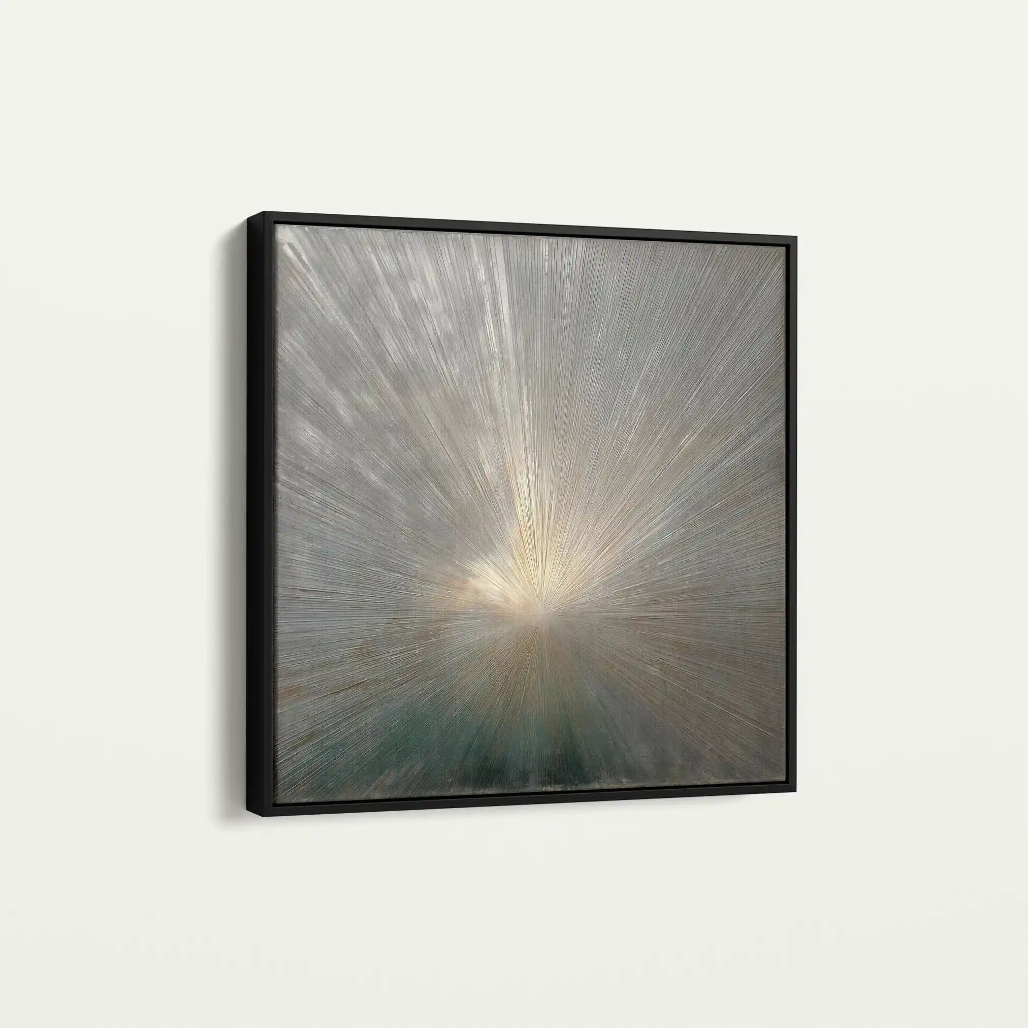 Abstract 834 Canvas Art 60 x 60 cm / Black