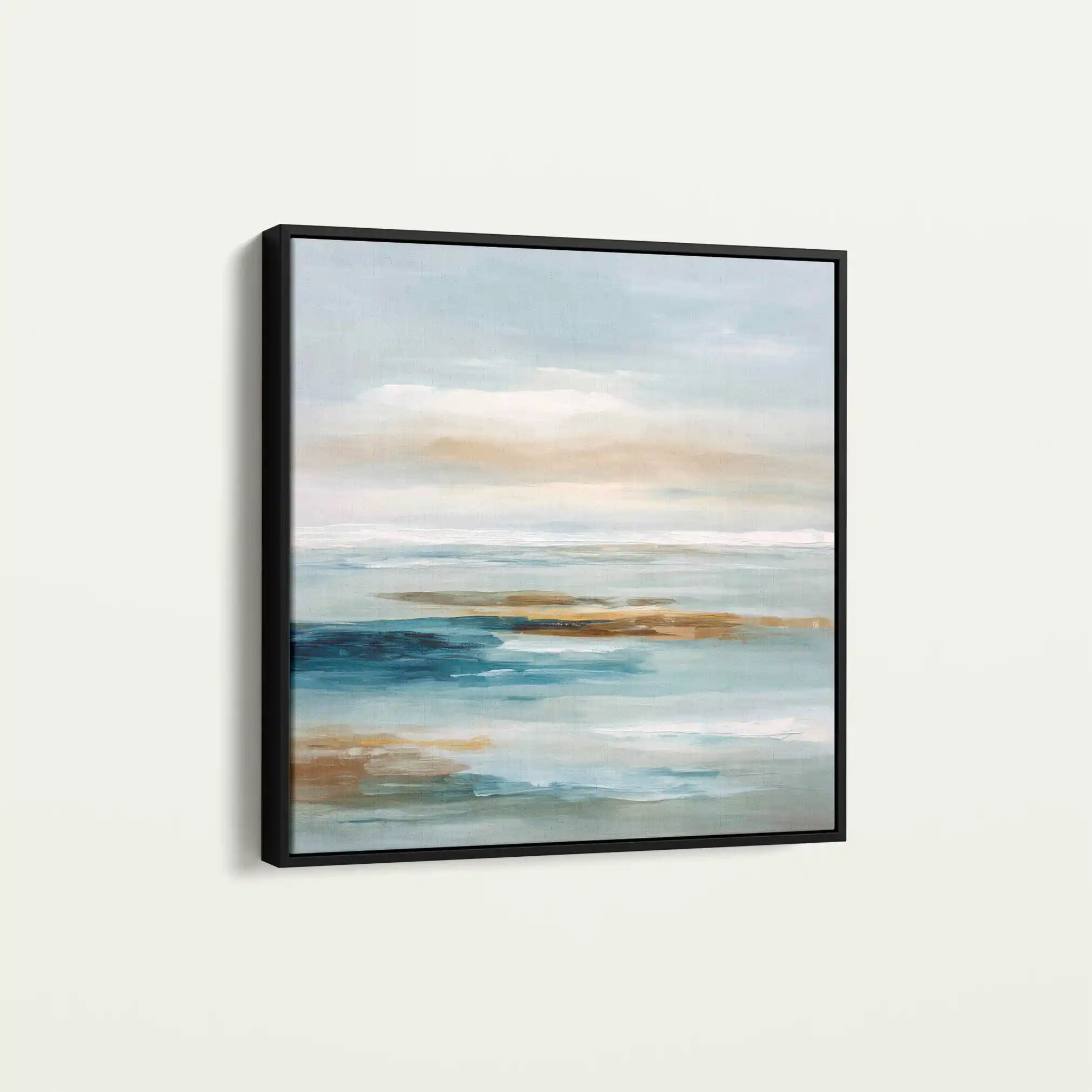 Abstract 850 Canvas Art 60 x 60 cm / Black
