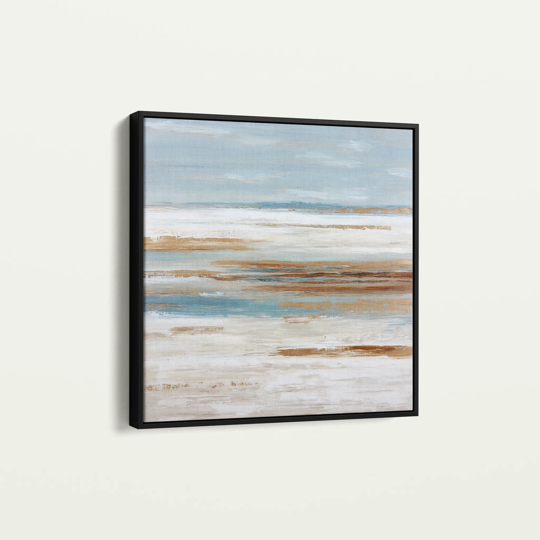 Abstract 857 Canvas Art 60 x 60 cm / Black