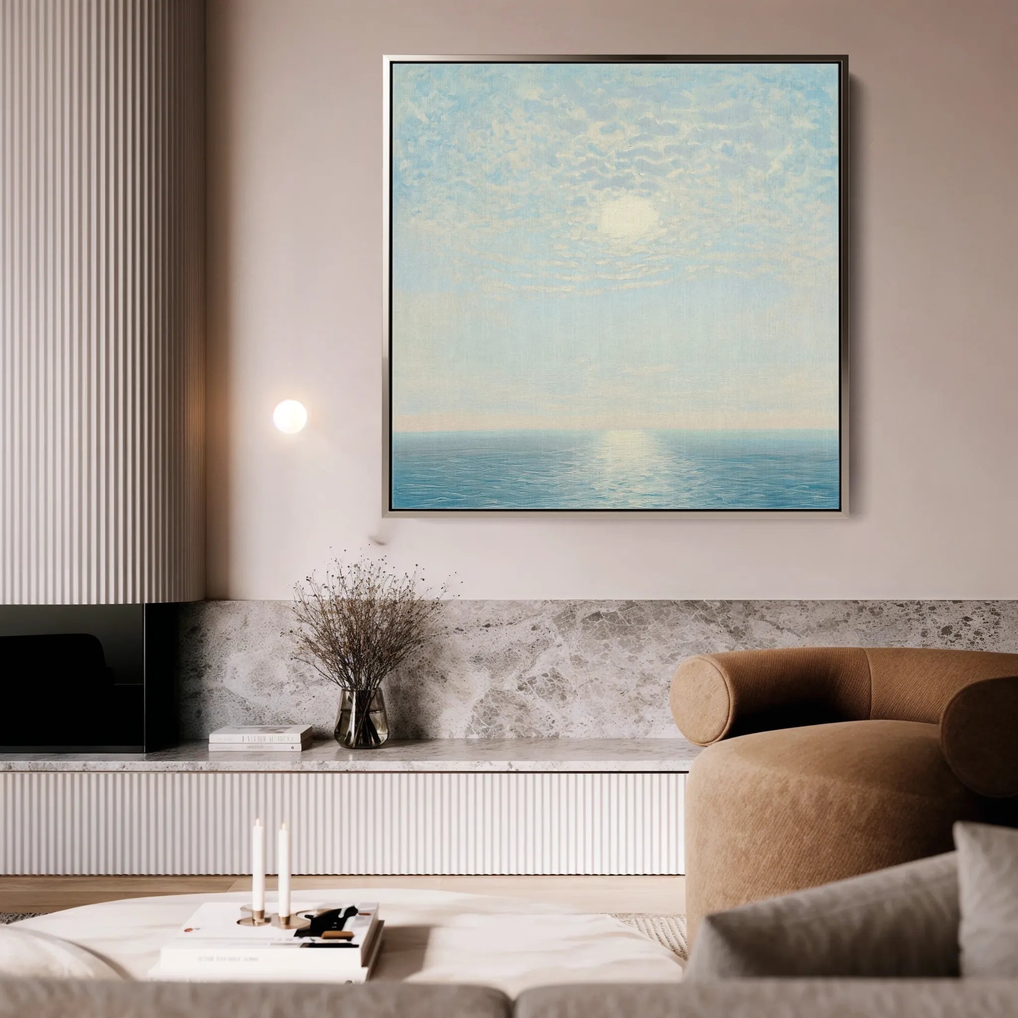 Abstract 862 Canvas Art 60 x 60 cm / Black