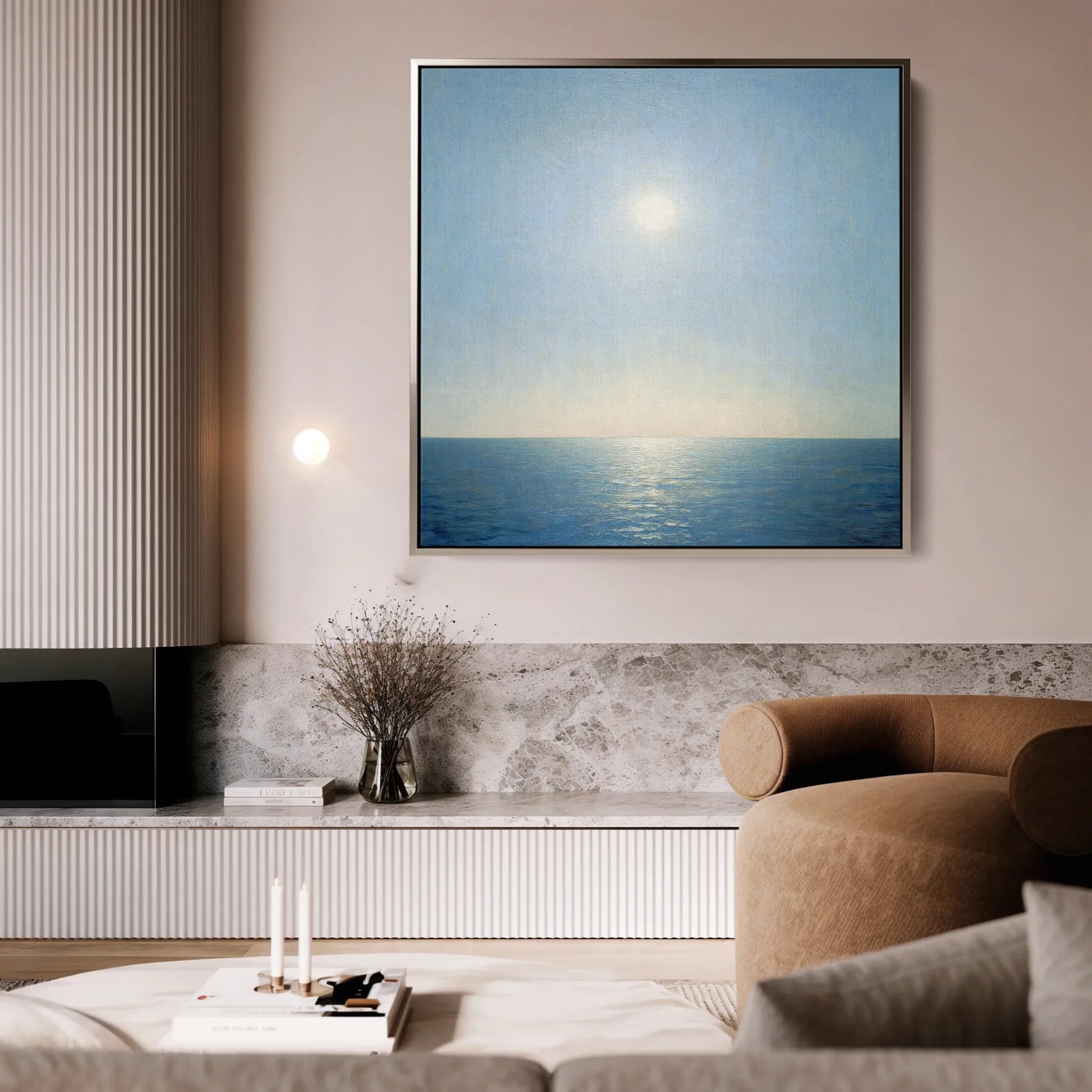 Abstract 863 Canvas Art 60 x 60 cm / Black