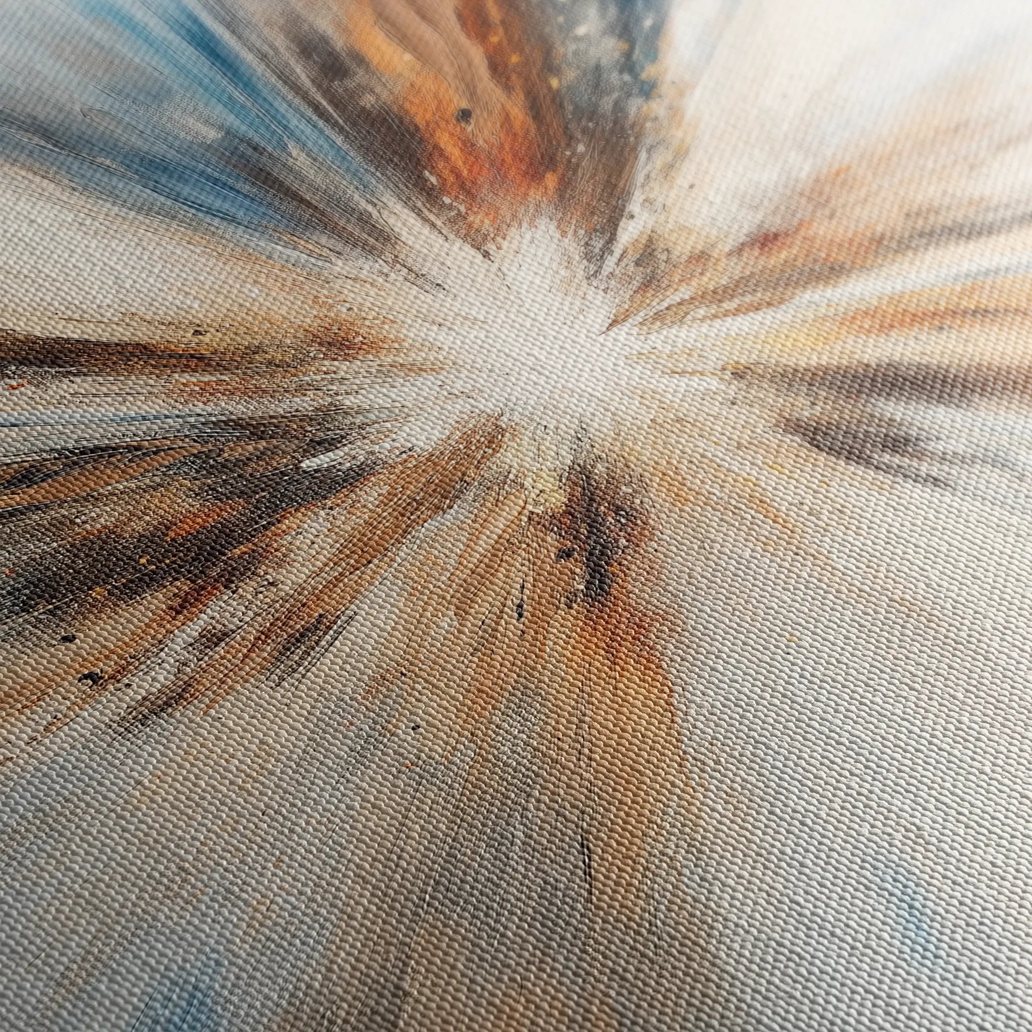 Abstract 882 Canvas Art 60 x 60 cm / Black