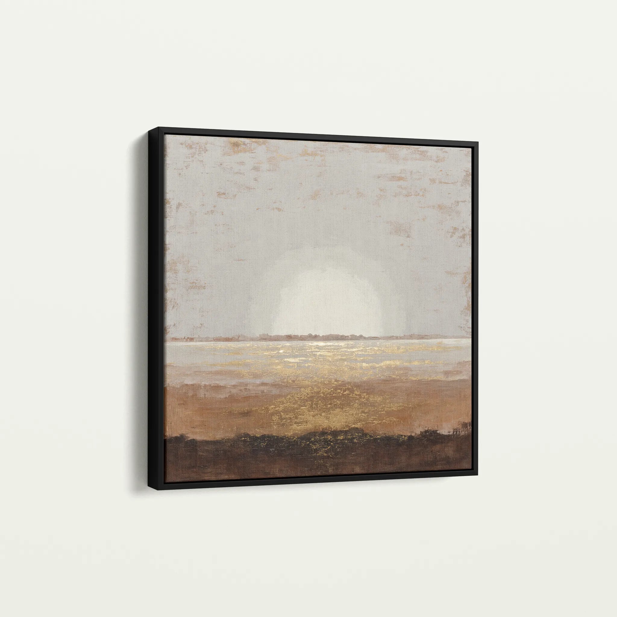 Abstract 892 Canvas Art 60 x 60 cm / Black