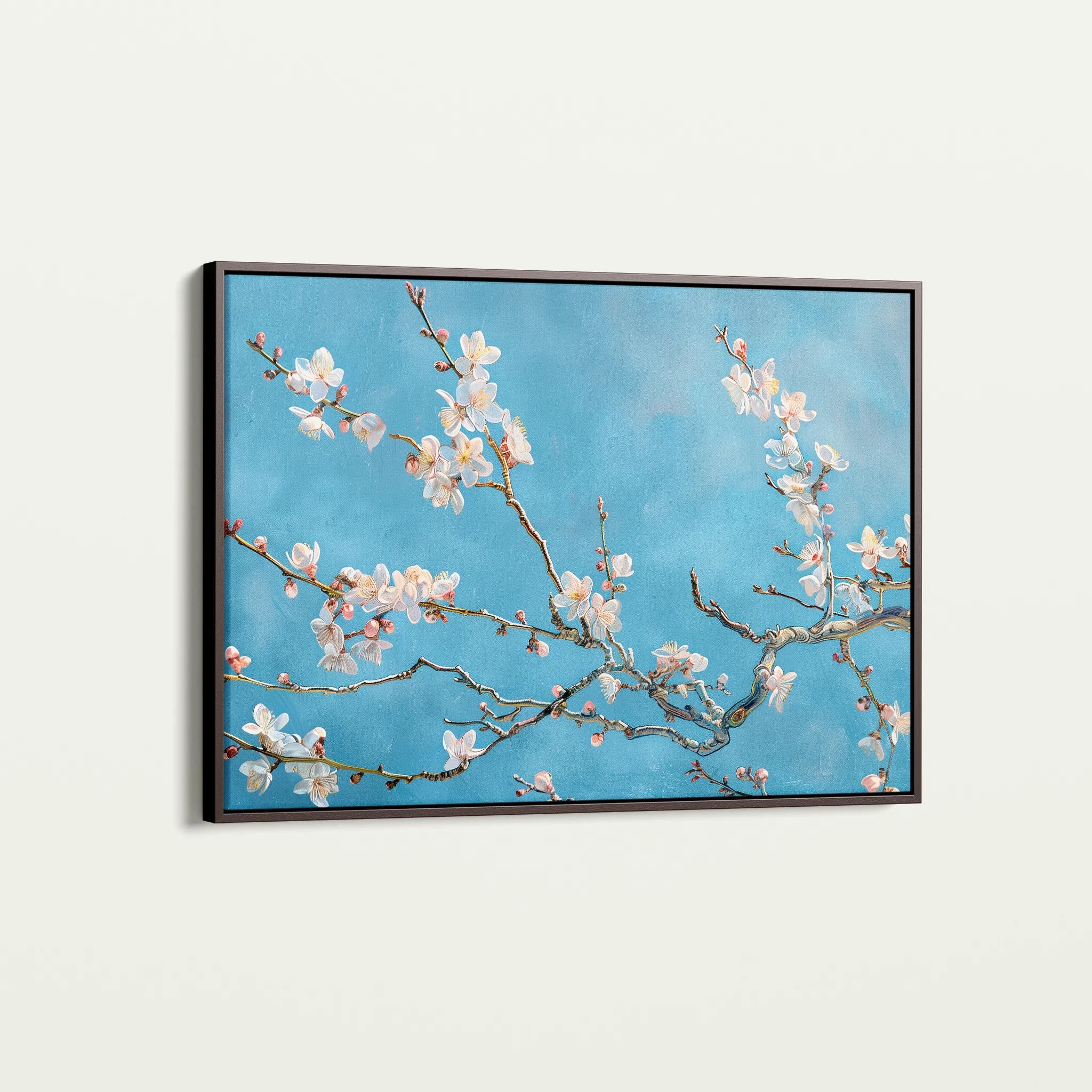 Floral 892 Canvas Art 60 x 40 cm / Black