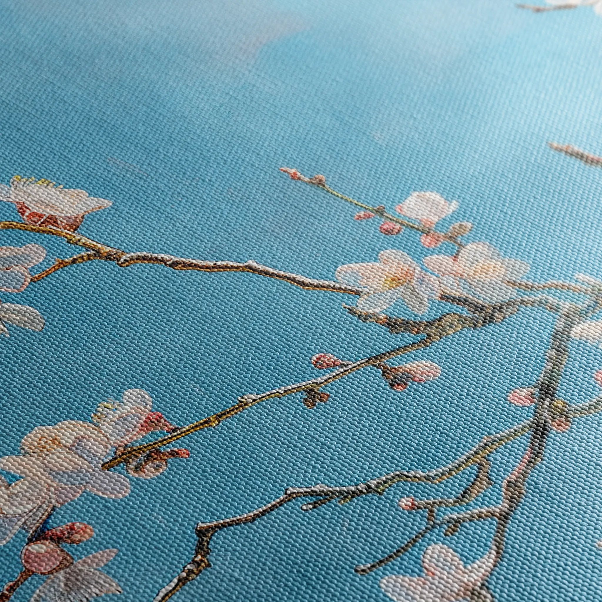 Floral 892 Canvas Art 60 x 40 cm / Black