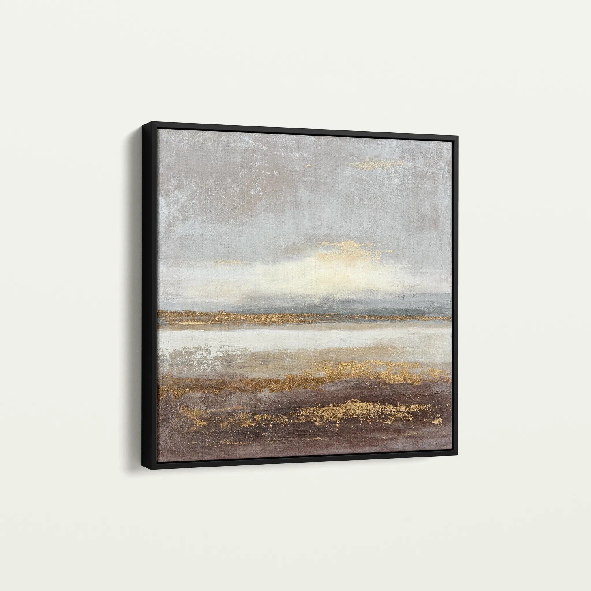 Abstract 894 Canvas Art 60 x 60 cm / Black