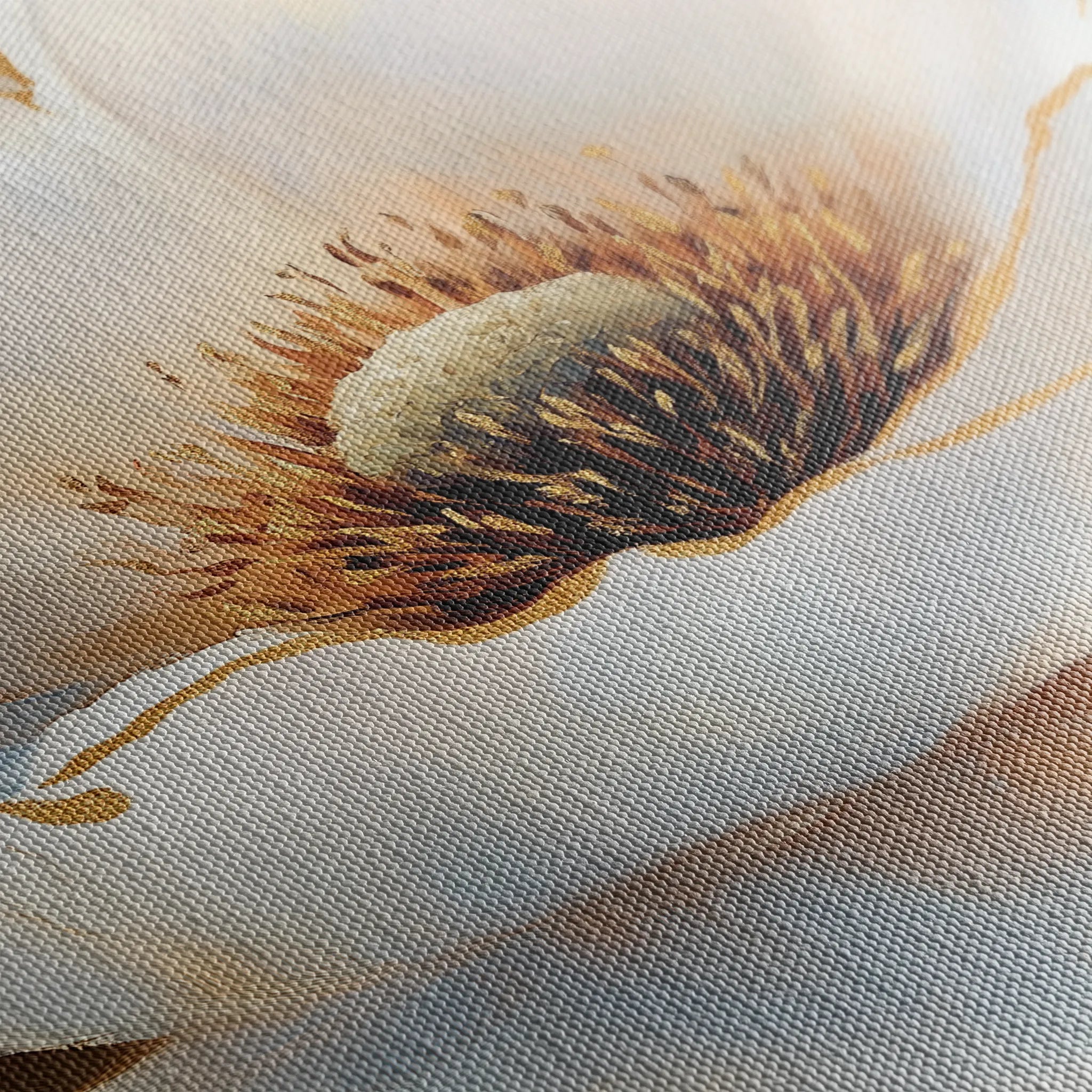Floral 901 Canvas Art 60 x 40 cm / Black