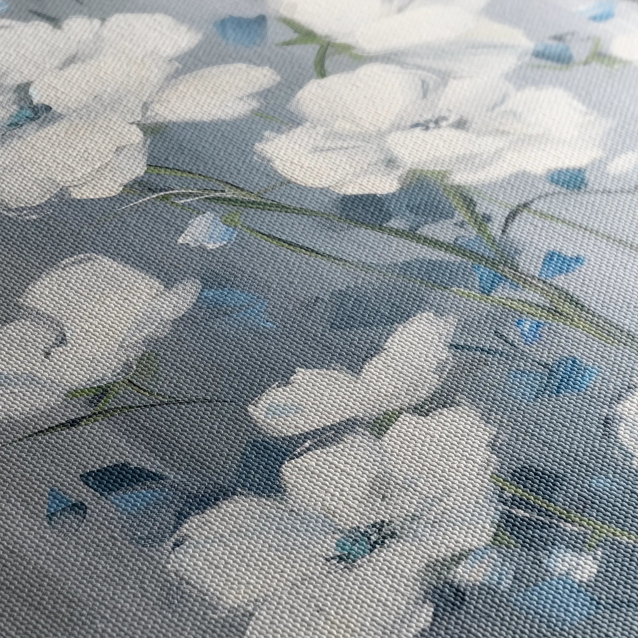 Floral 912 Canvas Art 60 x 40 cm / Black