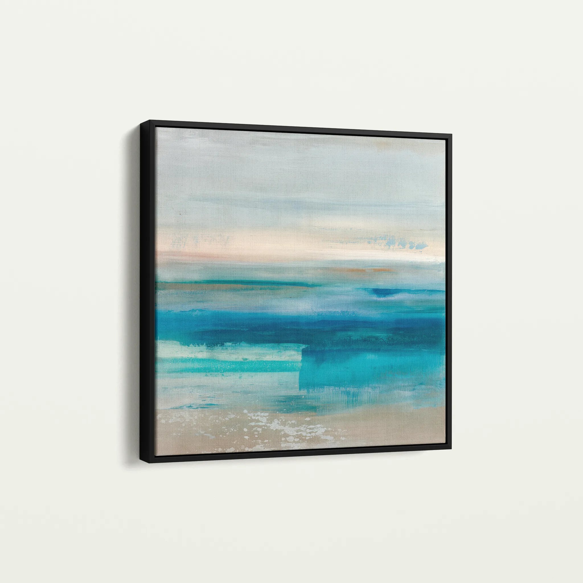 Abstract 913 Canvas Art 60 x 60 cm / Black