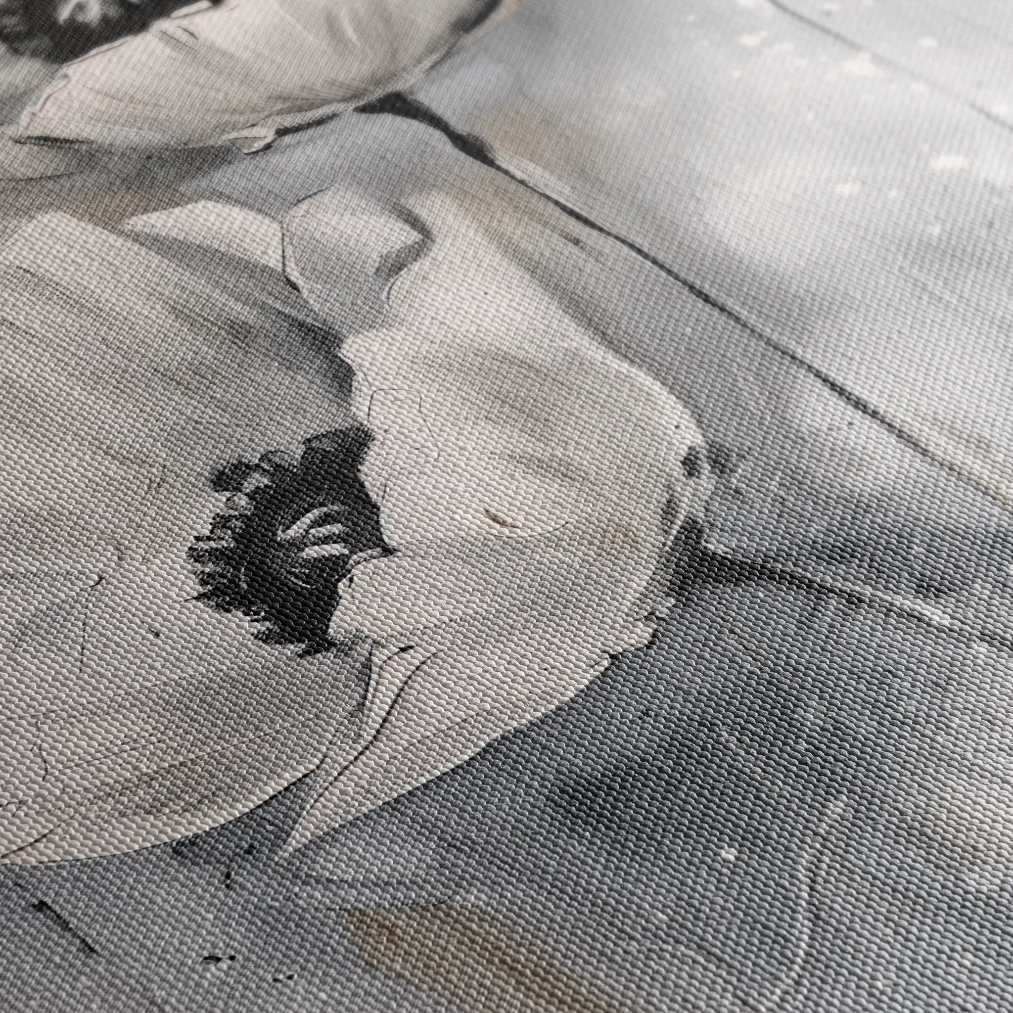 Floral 916 Canvas Art 60 x 40 cm / Black