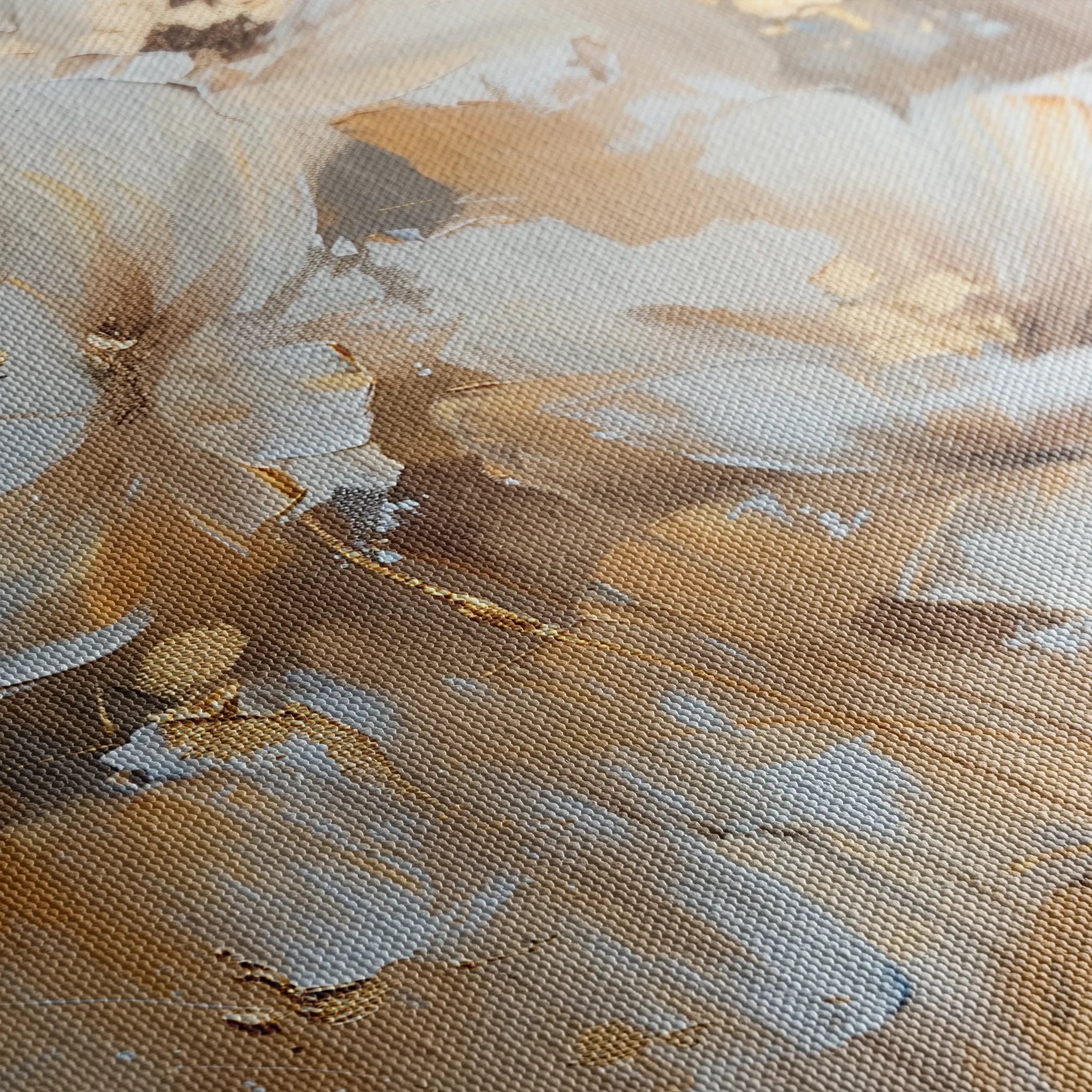 Floral 918 Canvas Art 60 x 40 cm / Black