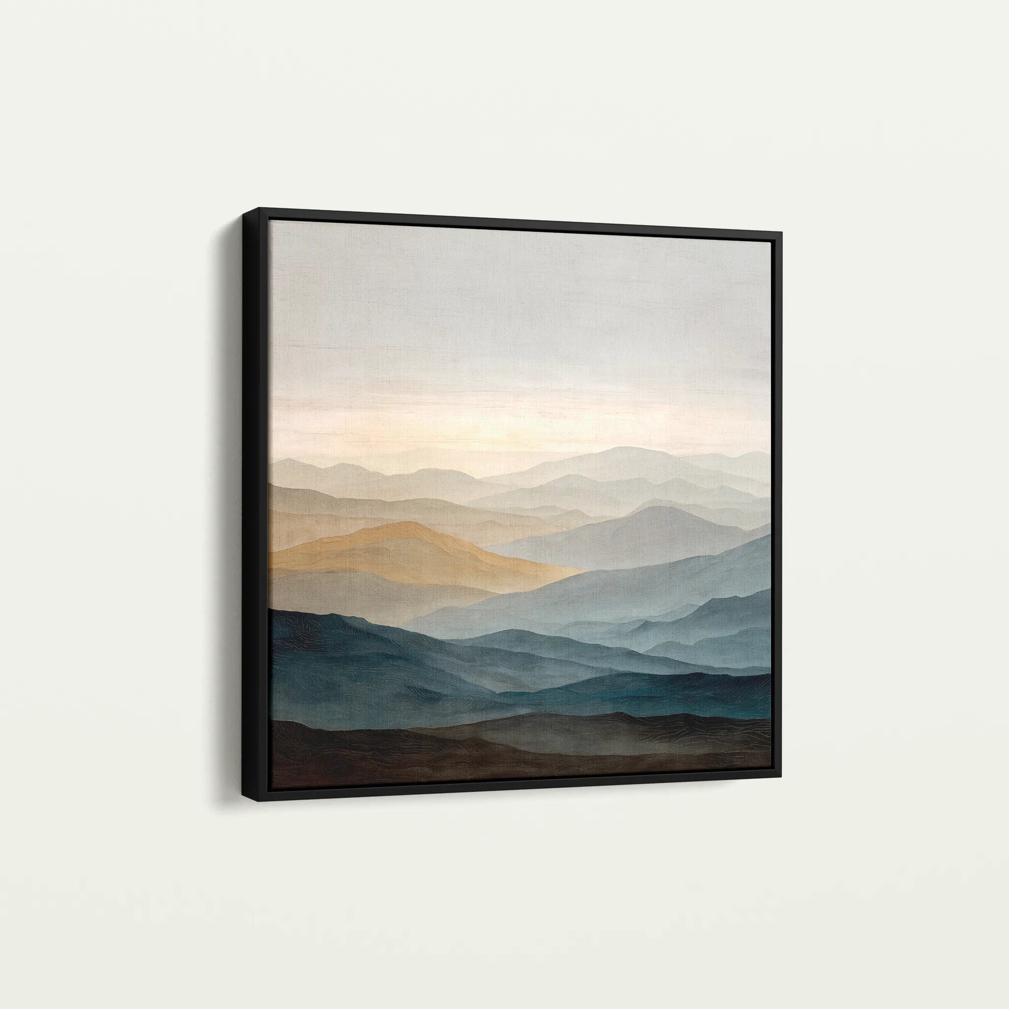 Abstract 926 Canvas Art 60 x 60 cm / Black
